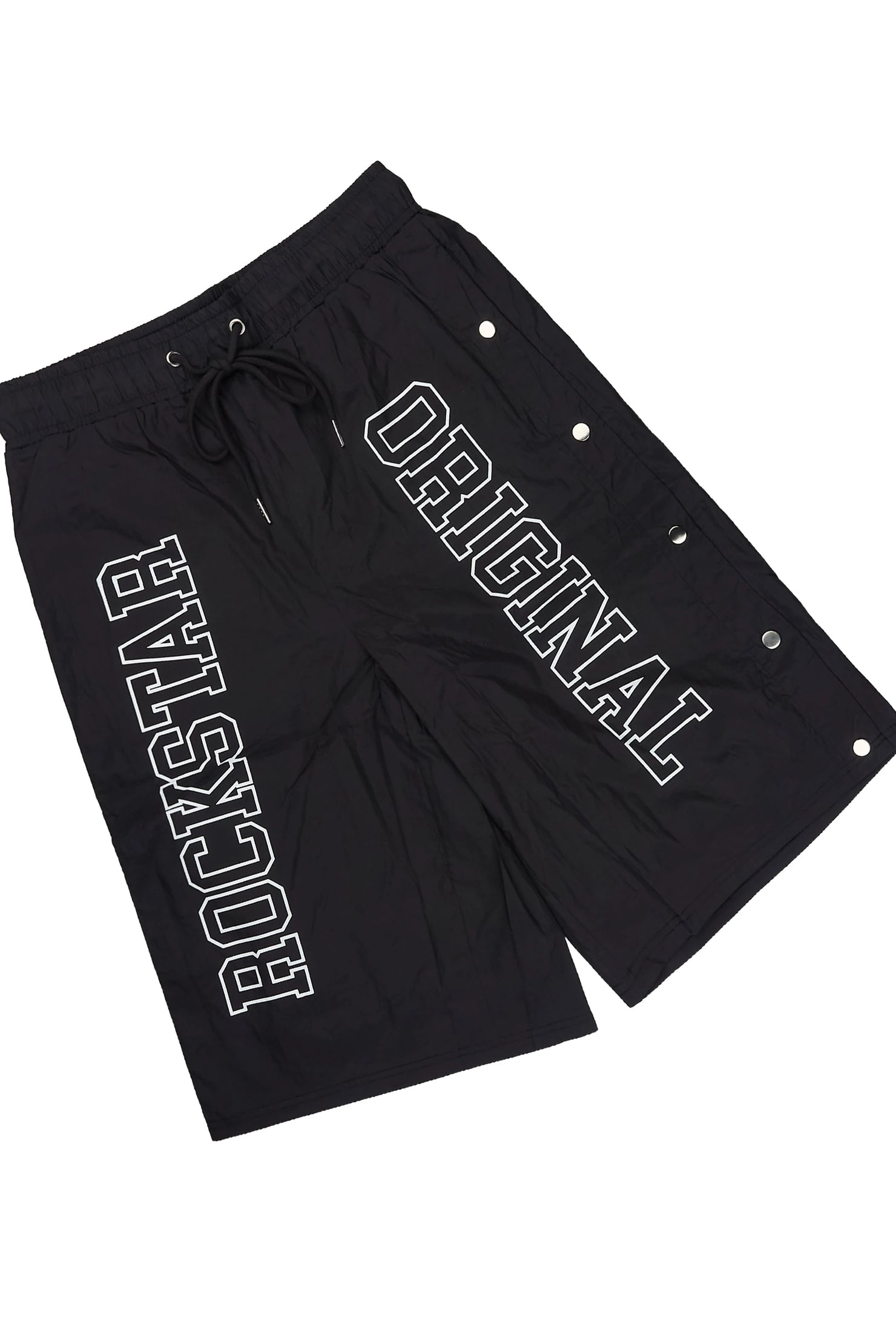 Lusent Black Muscle Tee/Jort Set
