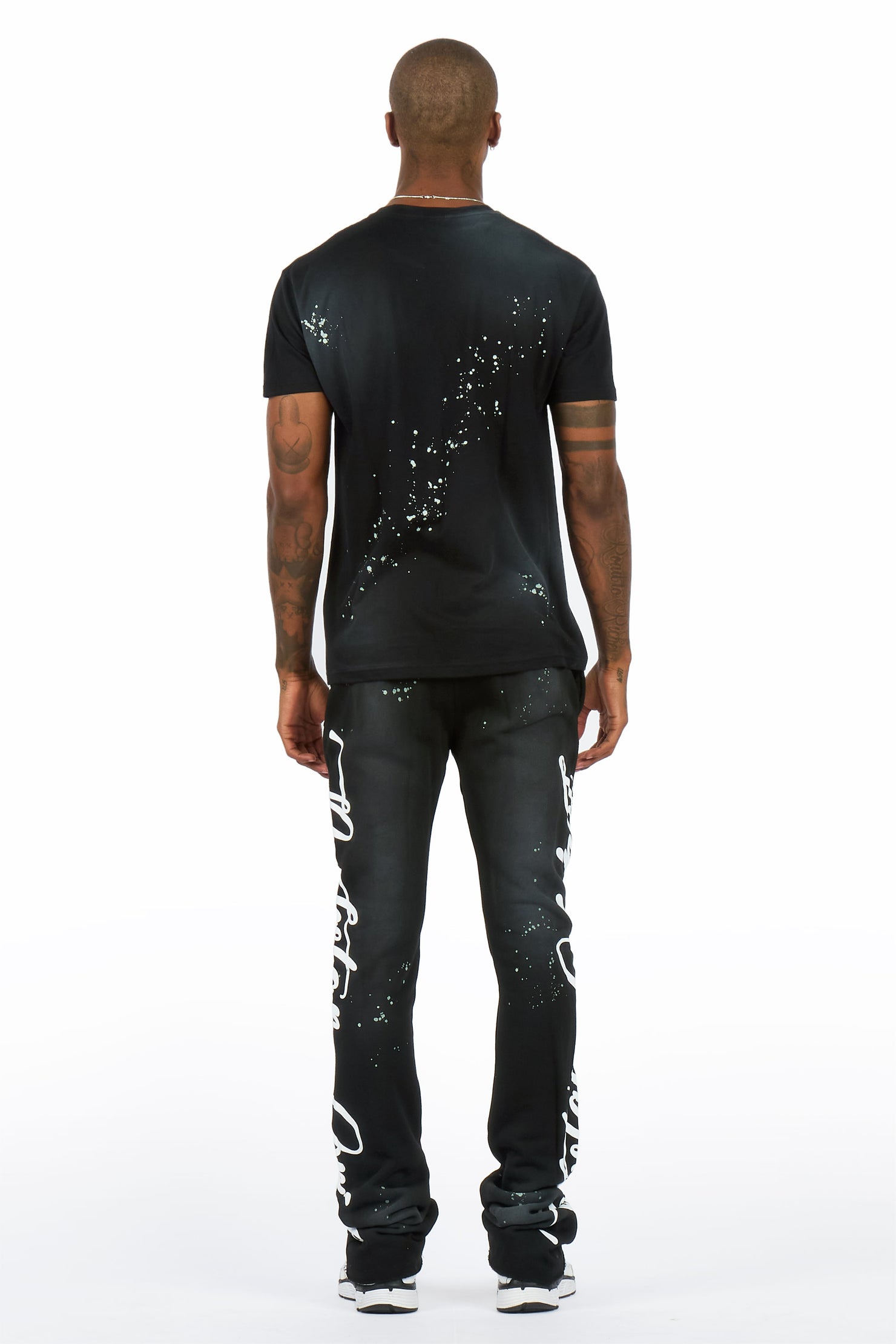 Hanif Black/Black T-Shirt/ Relaxed Track Set