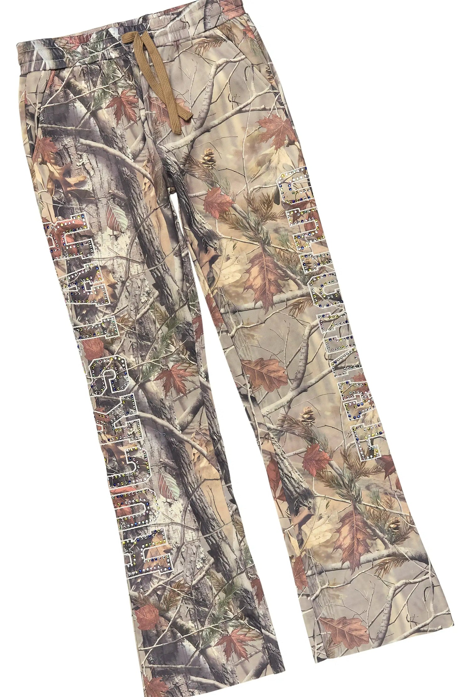 Boys Quianno Tree Camo Rhinestone Stacked Track Set