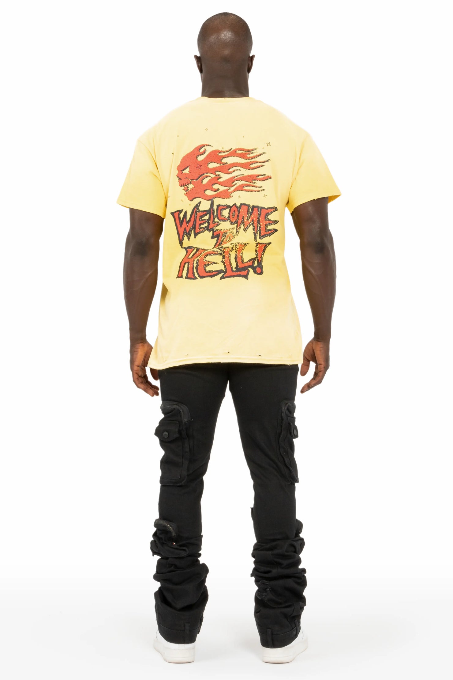 Shane Black Super Stacked Flare Jean