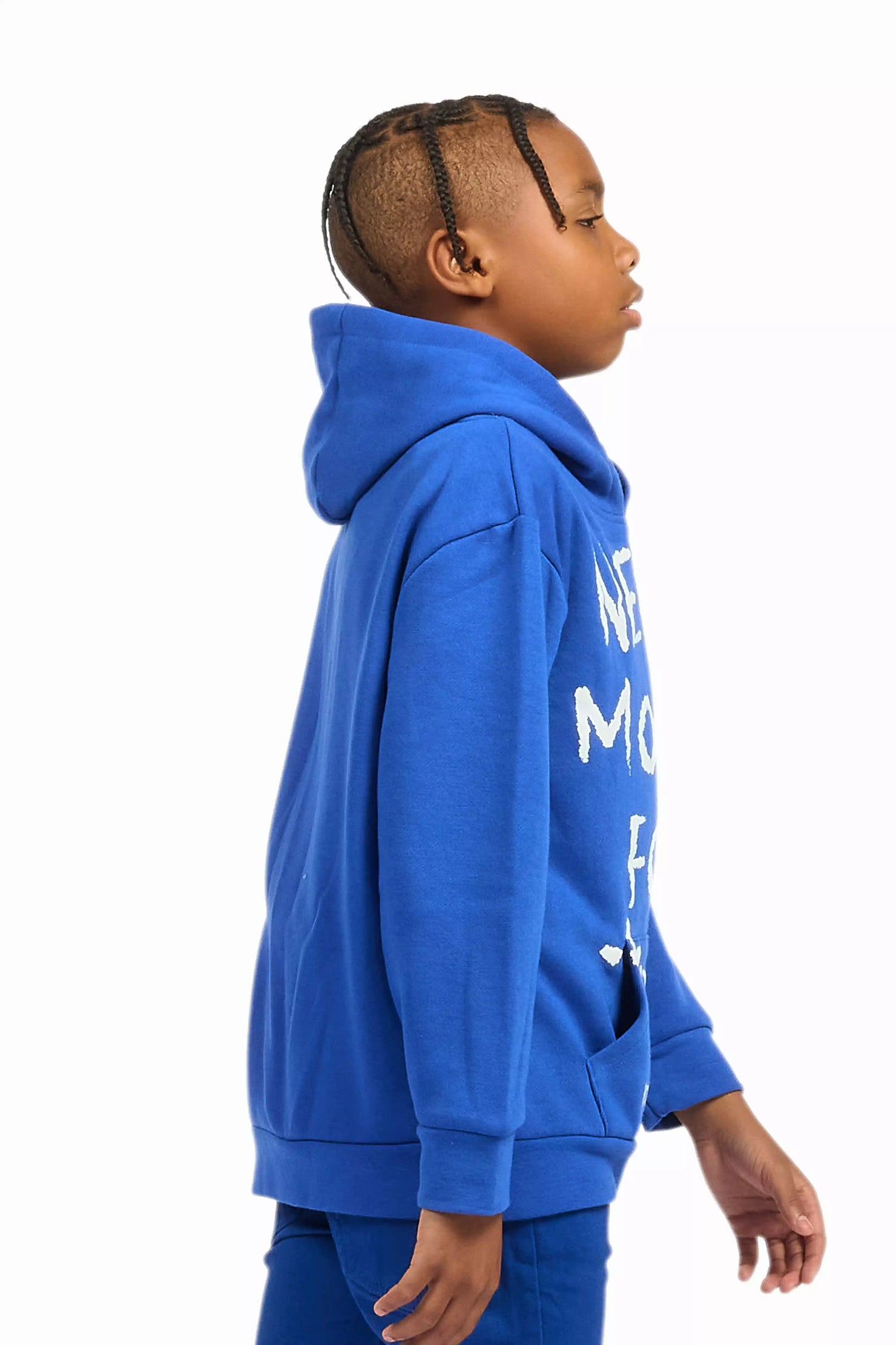 Boys M4 Toys Royal Blue/White Graphic Hoodie