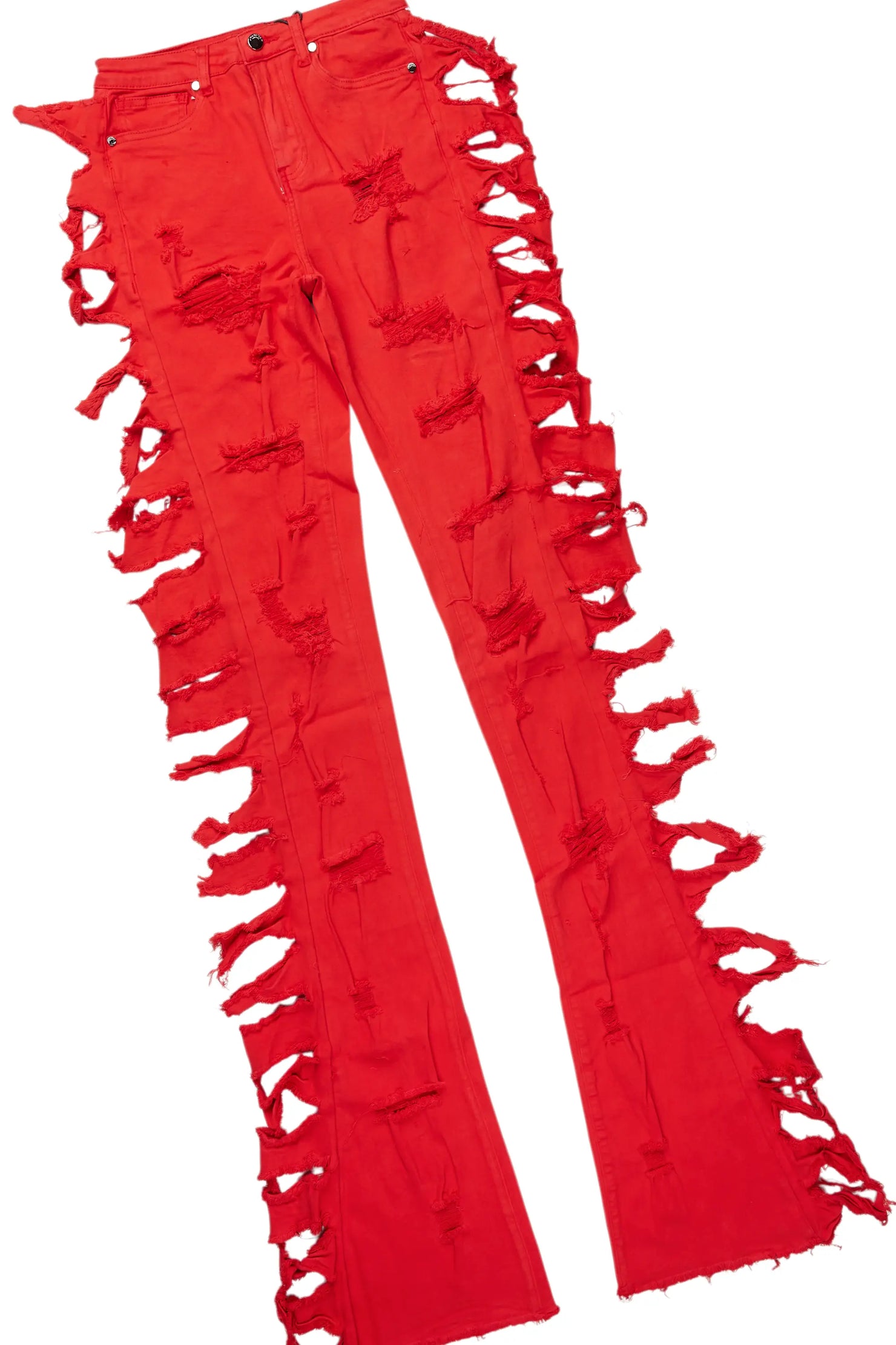 Laquoia White/Red T-Shirt & Pant Set