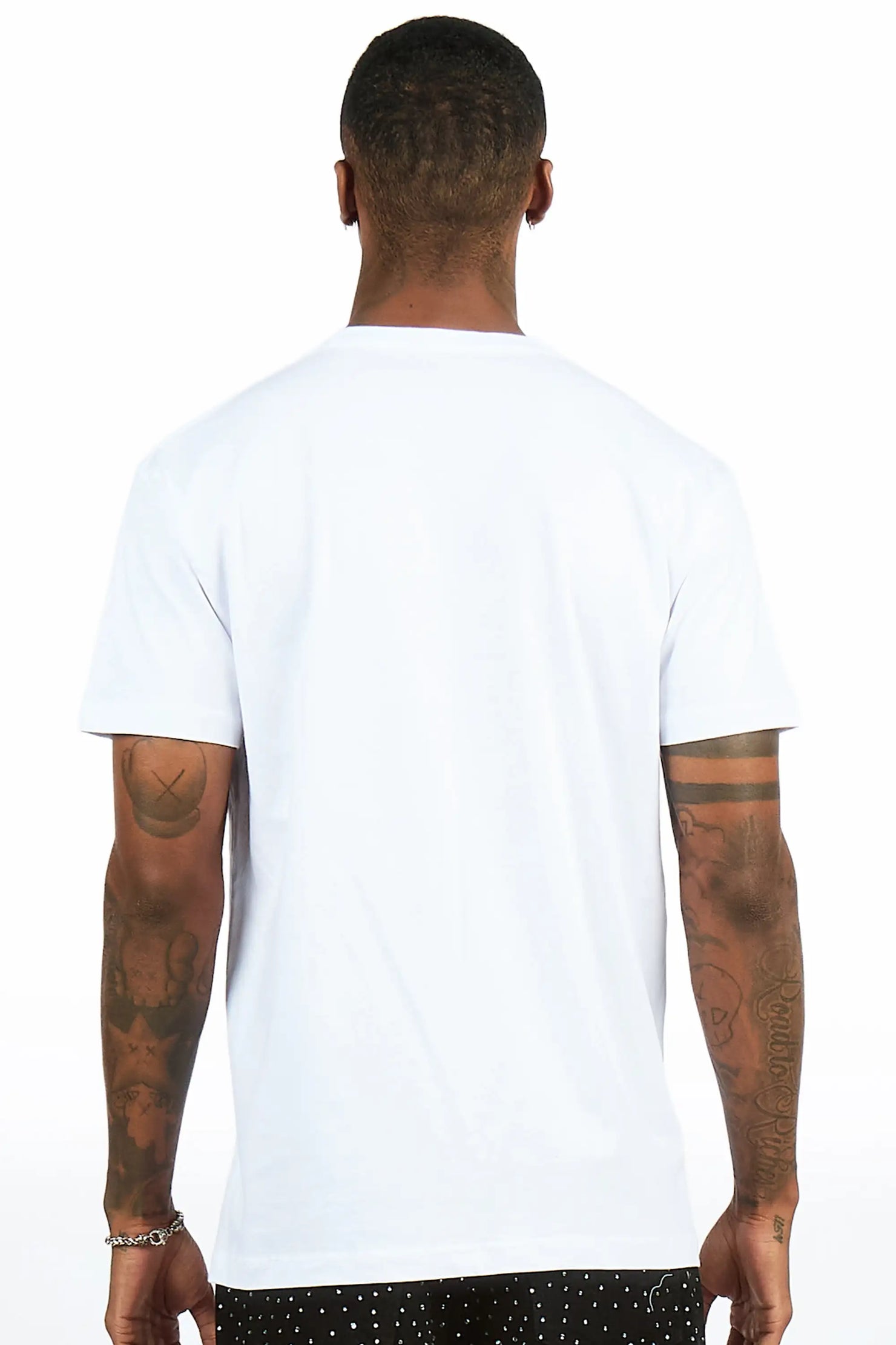 Keeth White Oversized Graphic T-Shirt
