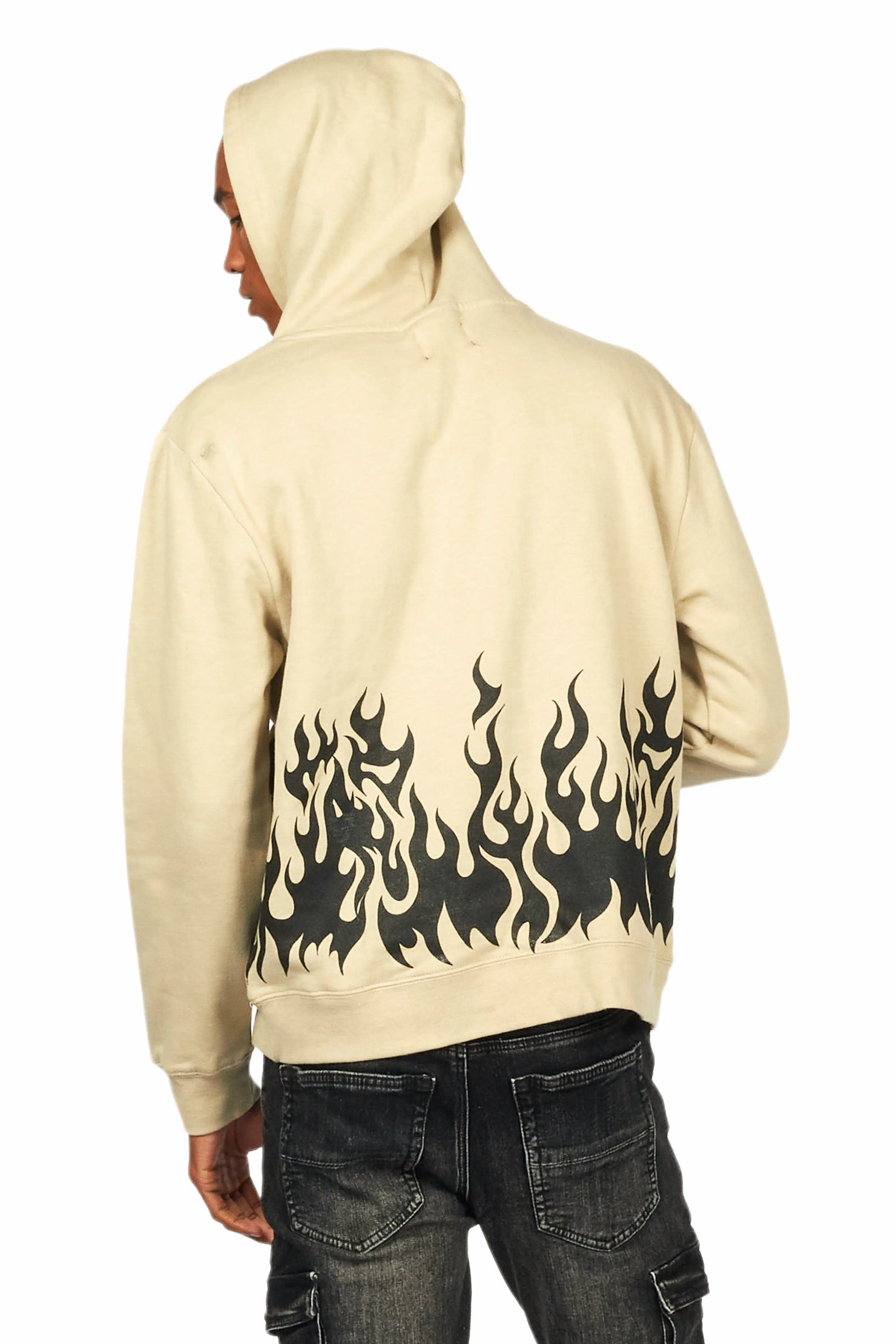 Bubble Oatmeal Graphic Hoodie