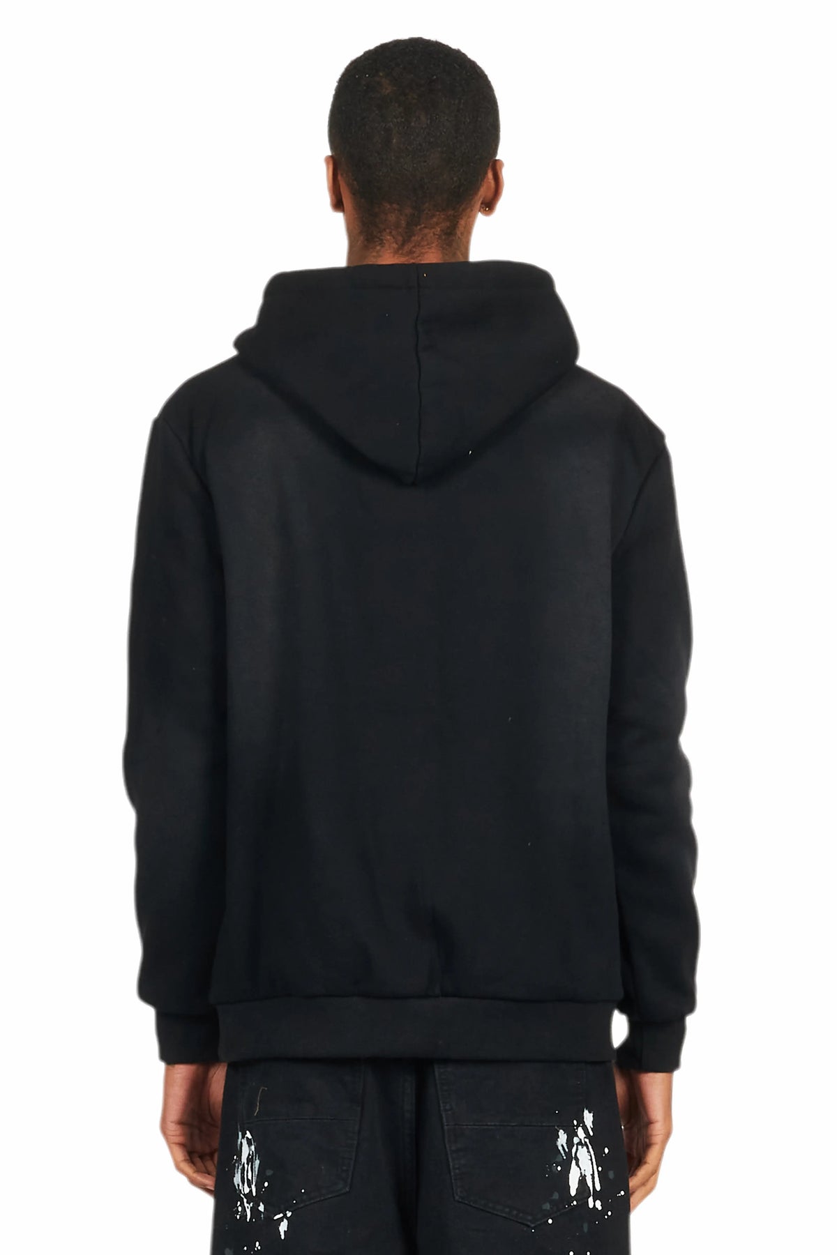 Schmear Black Graphic Hoodie