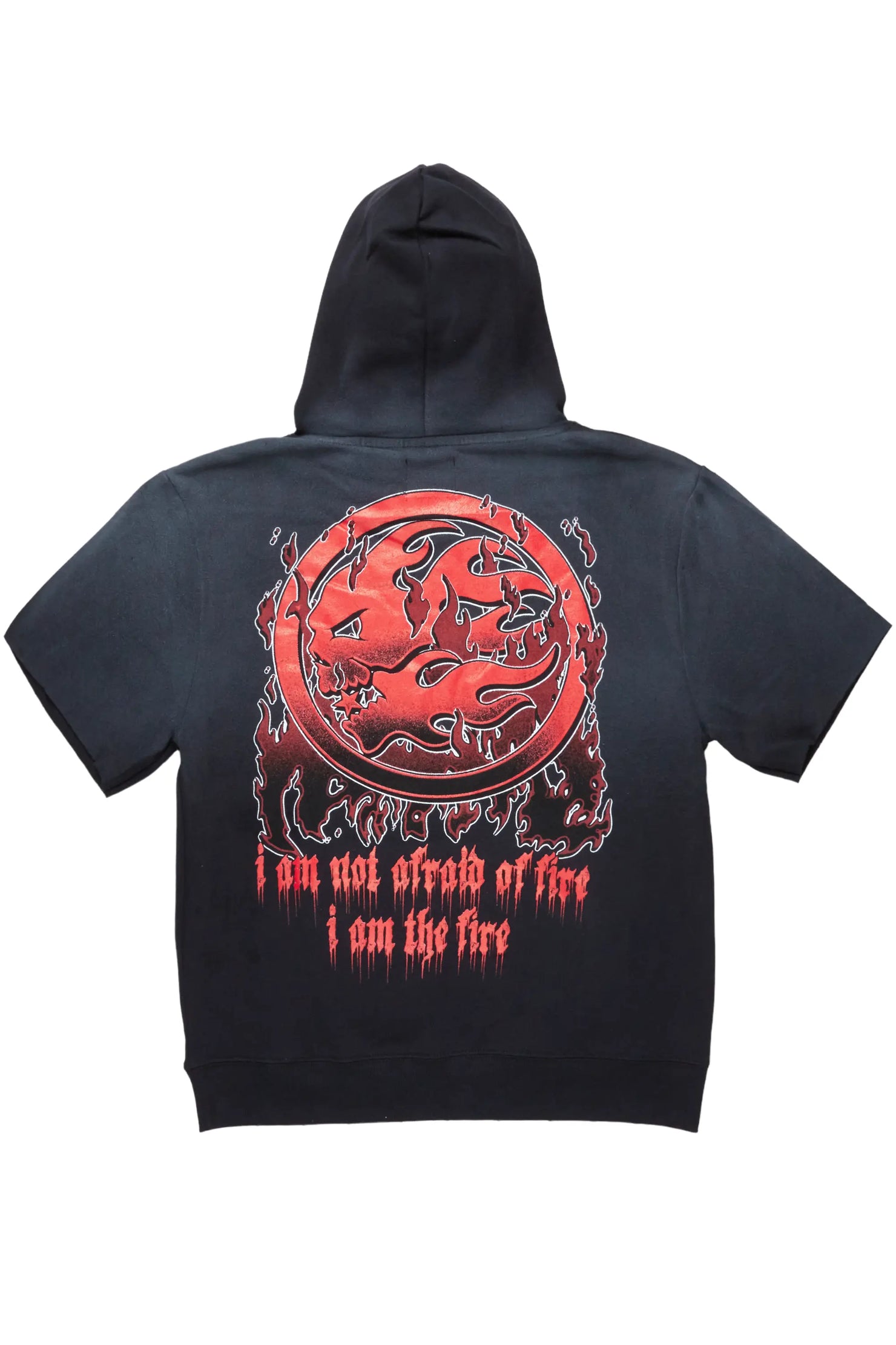 Wael Black/White Graphic Hoodie