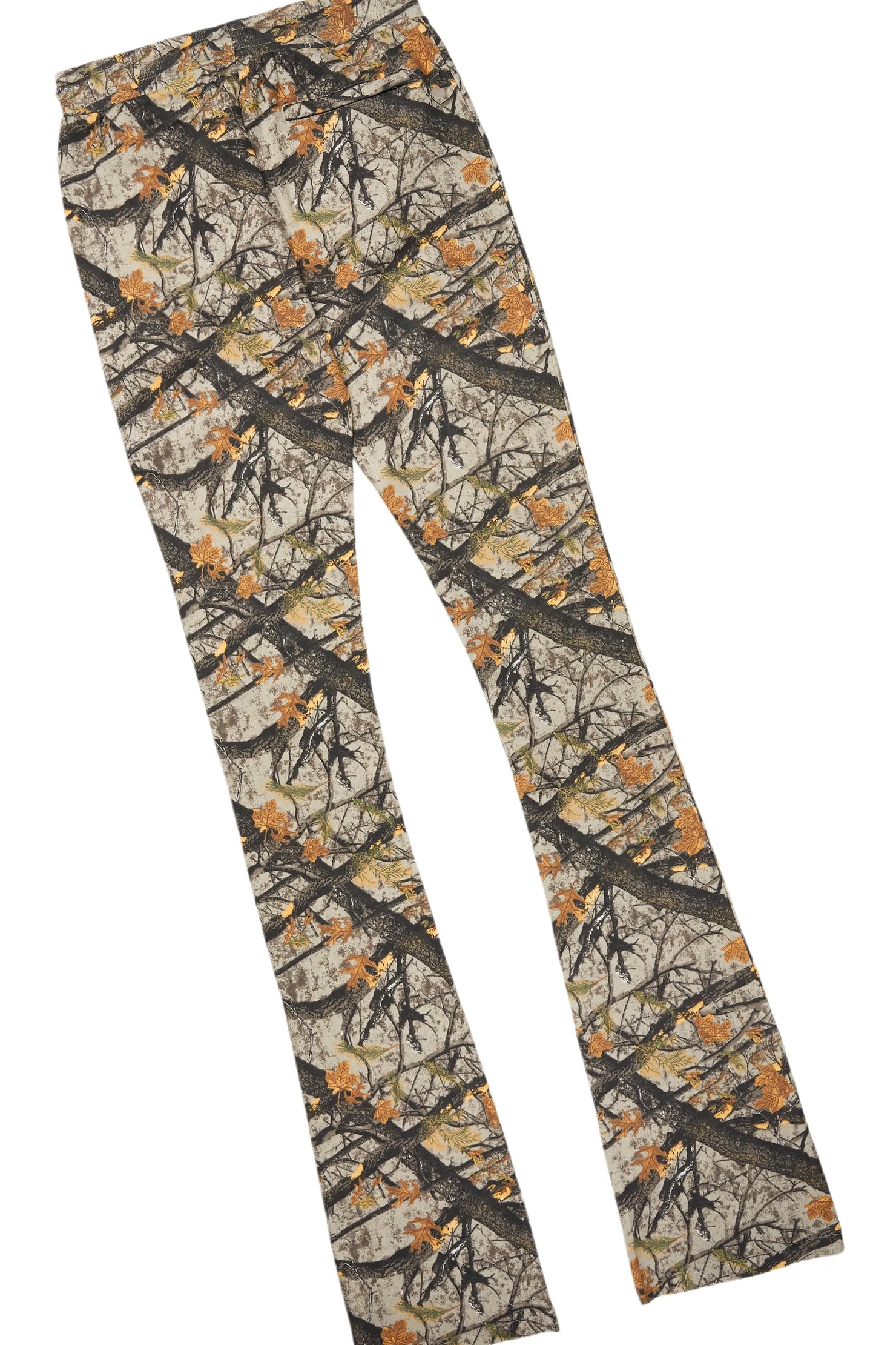 All Seeing Eyes White Long Sleeve T-Shirt & Bansi Tree Camo Super Stacked Track Set