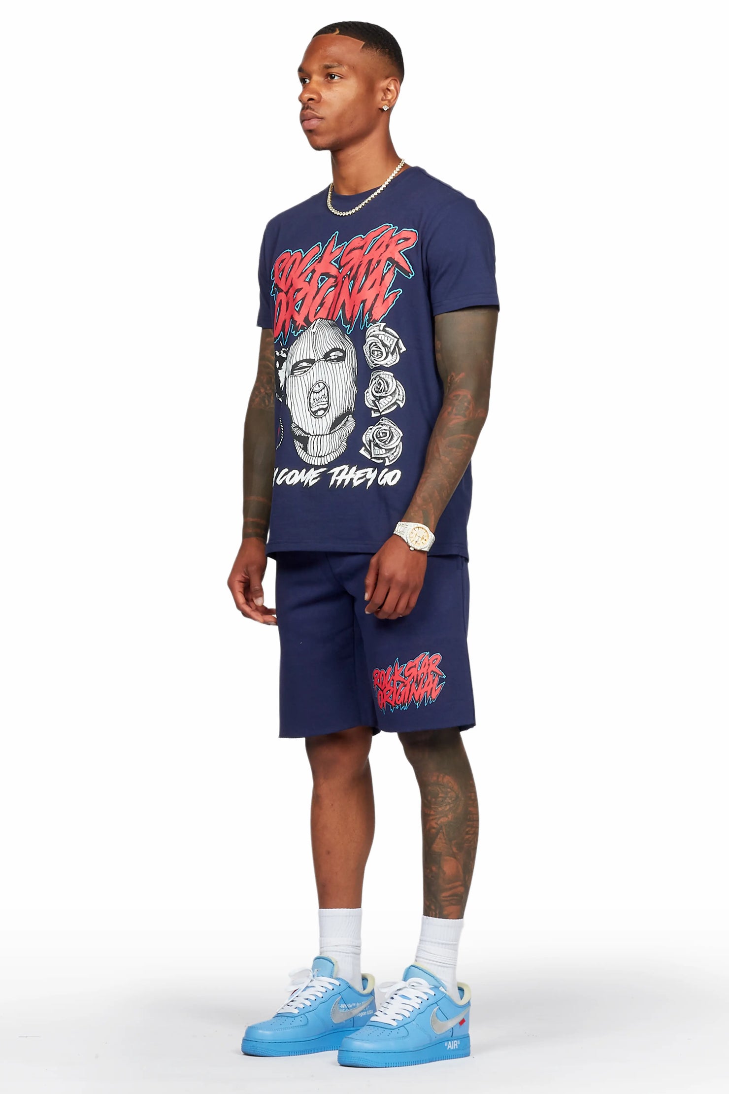 Clava Navy T-Shirt/Short Set