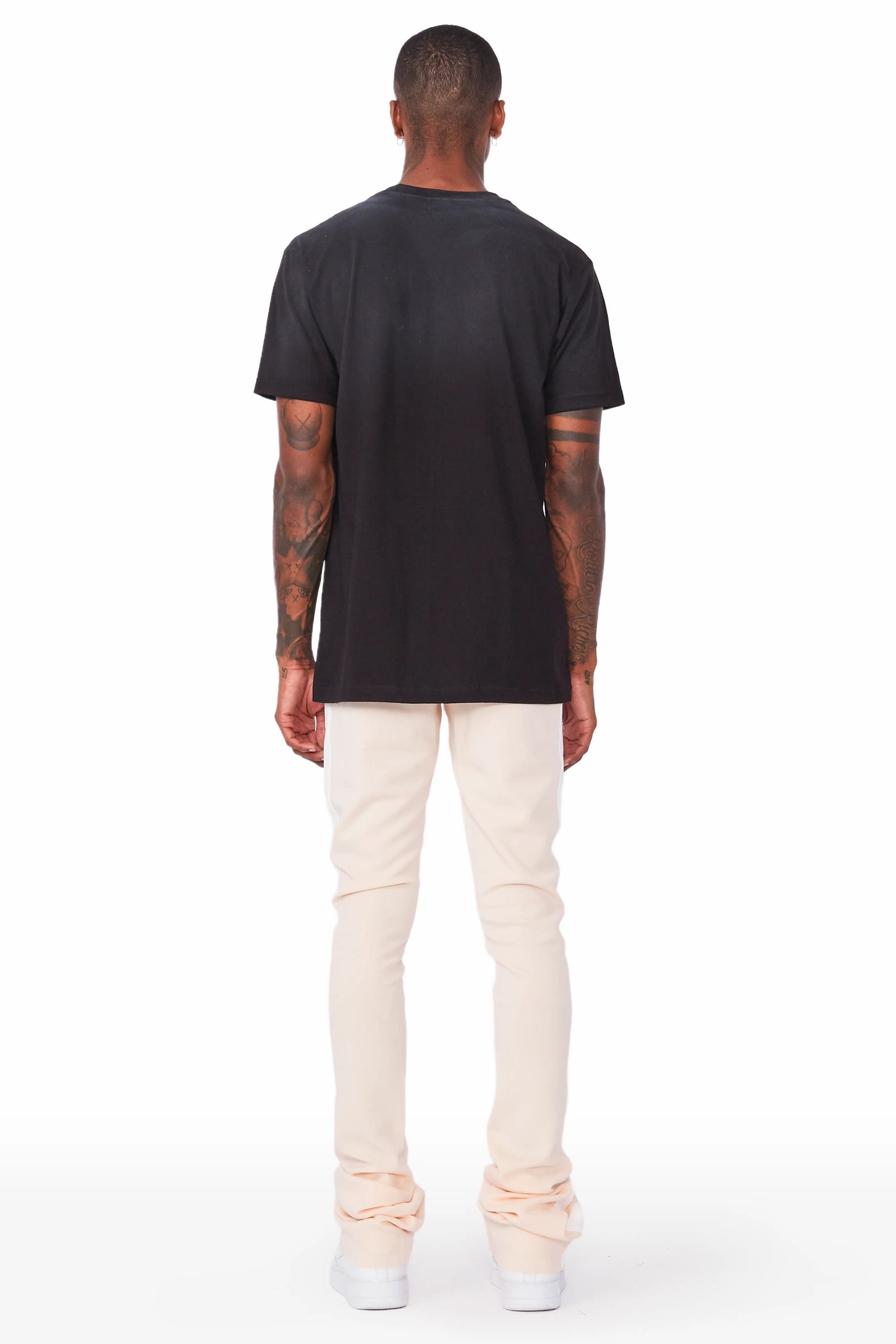 Landry Beige Super Stacked Track Pant