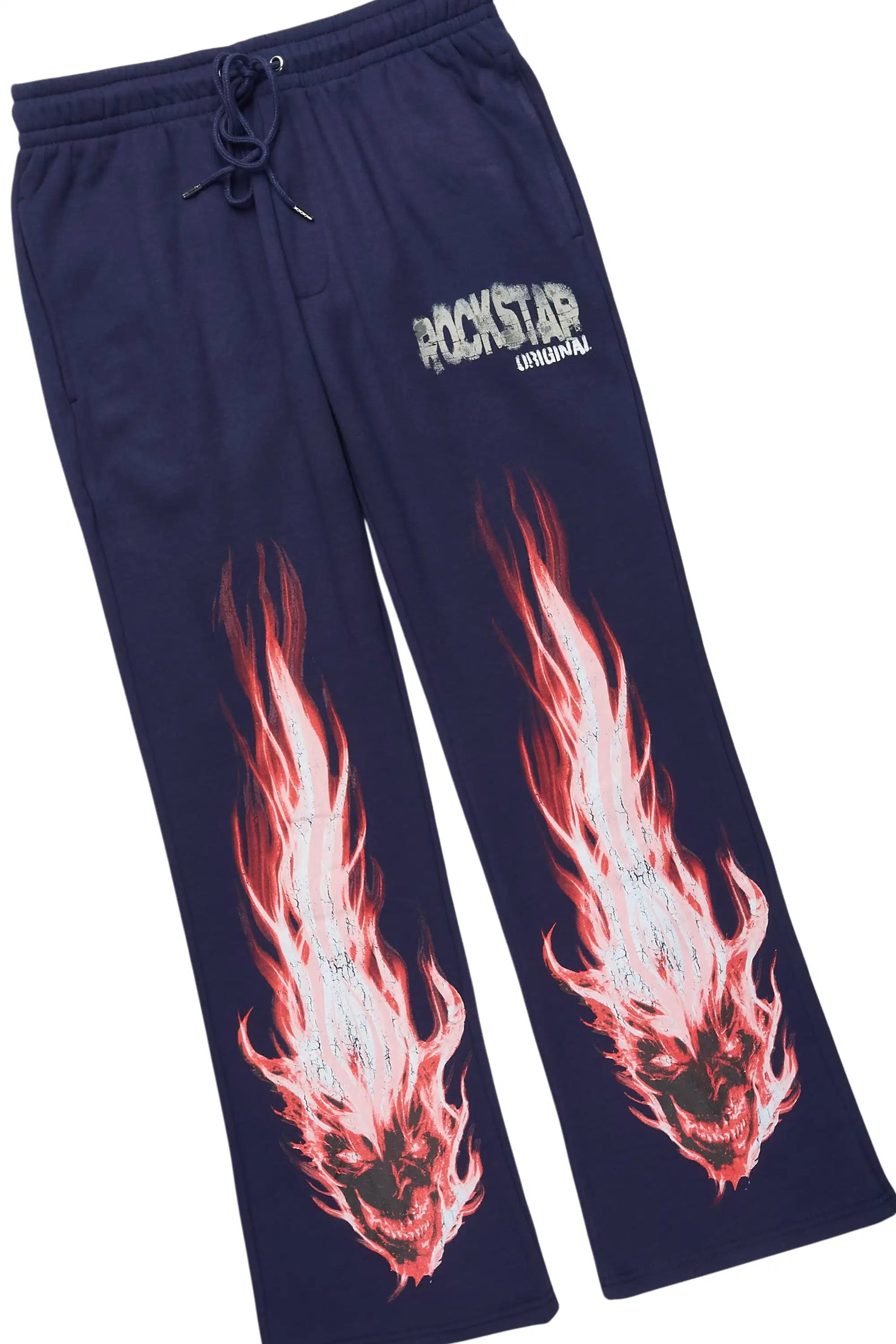 Azyrx Navy Hoodie/Baggy Pant Track Set