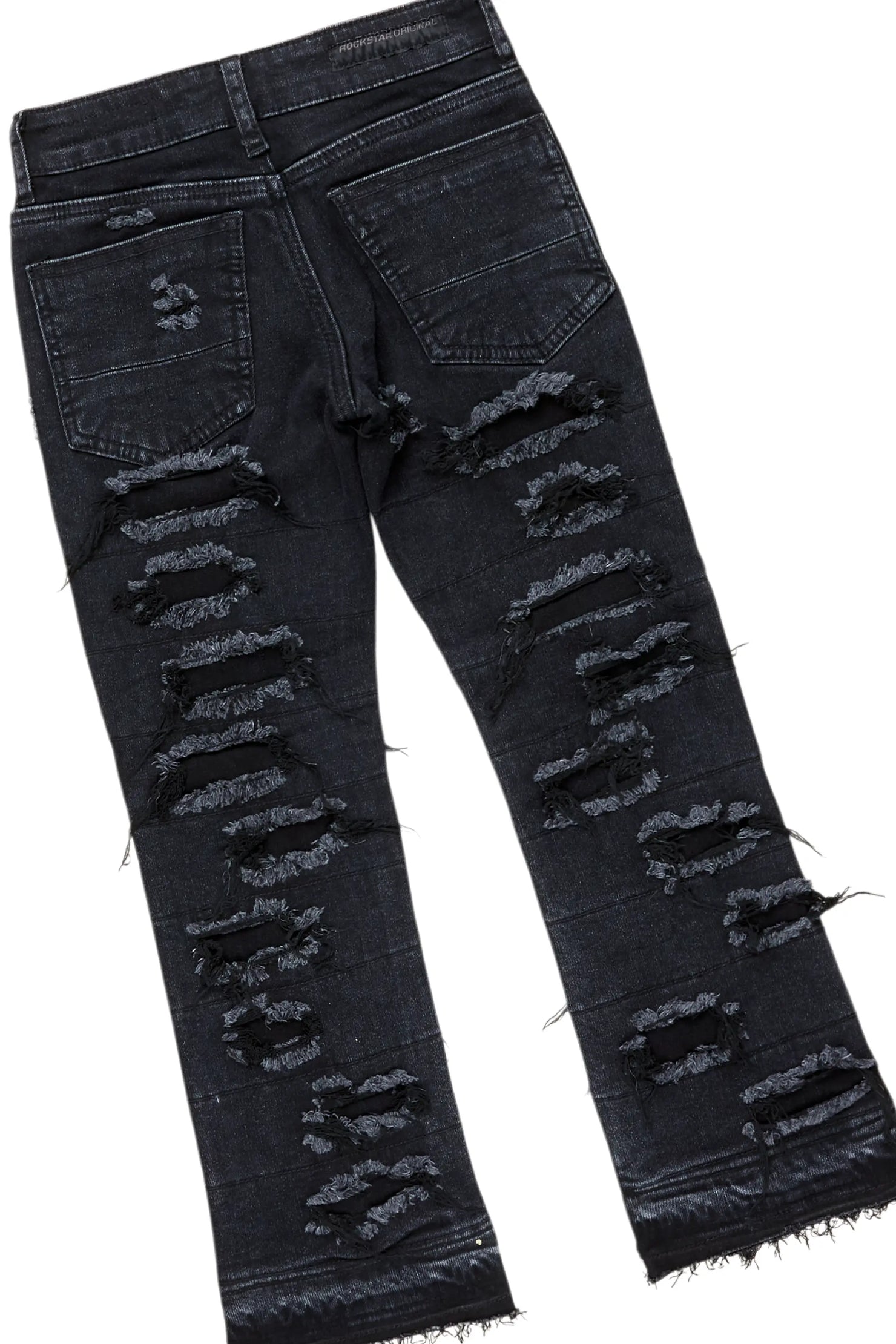 Boys Baden Red Hoodie/Stacked Flare Jean Set