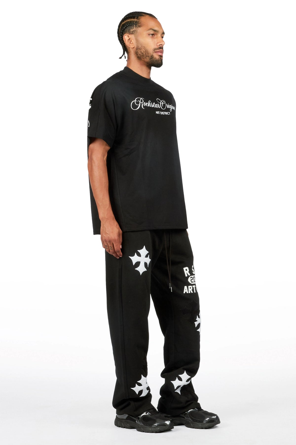 Acacius Black Relaxed Pant