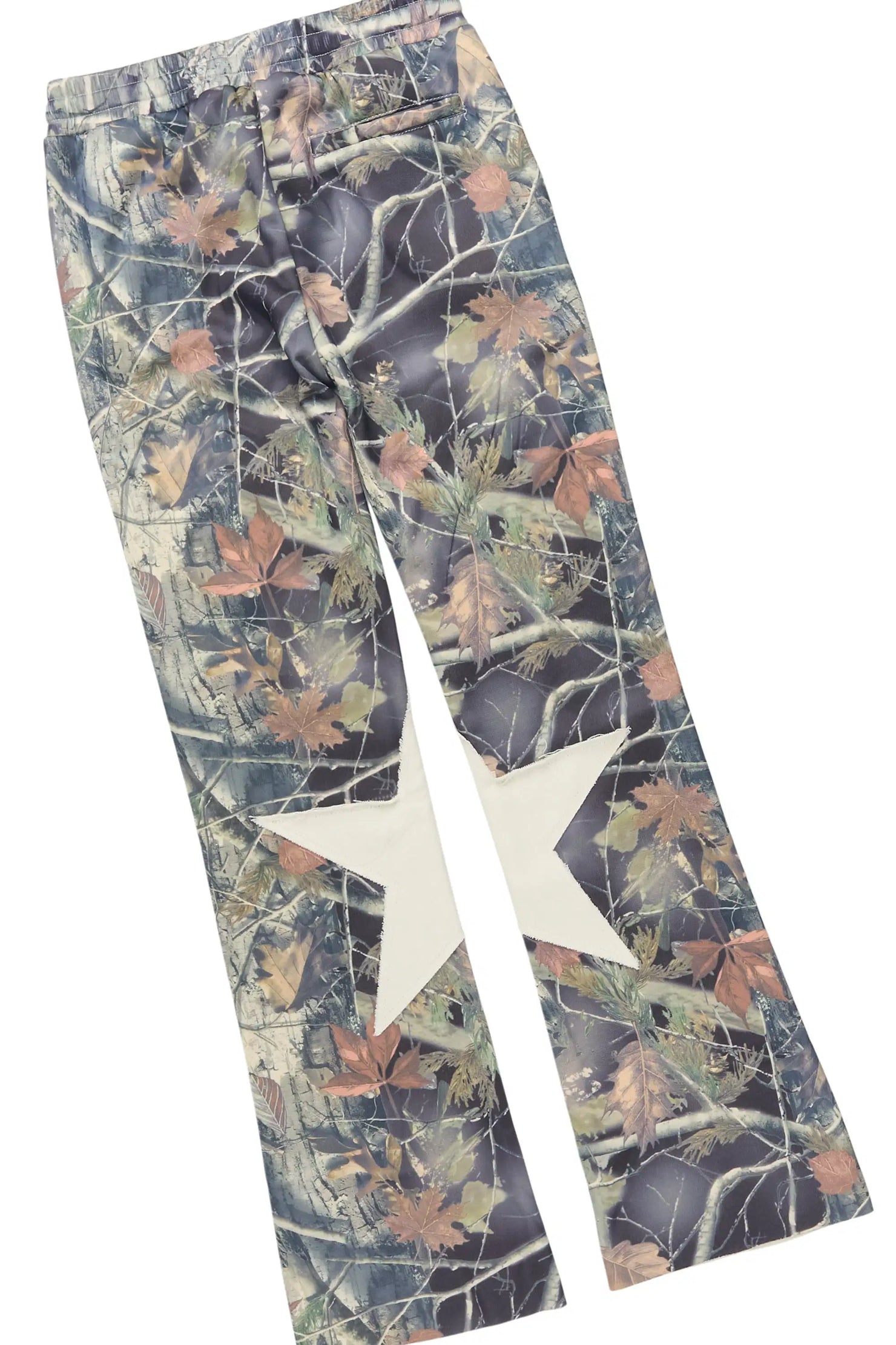 Boys Delgaro Heather Grey/Camo Long Sleeve T-Shirt Track Set