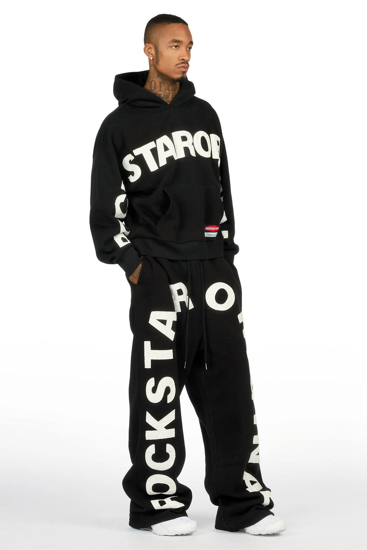 Kirin Black Hoodie/Baggy Pant Track Set