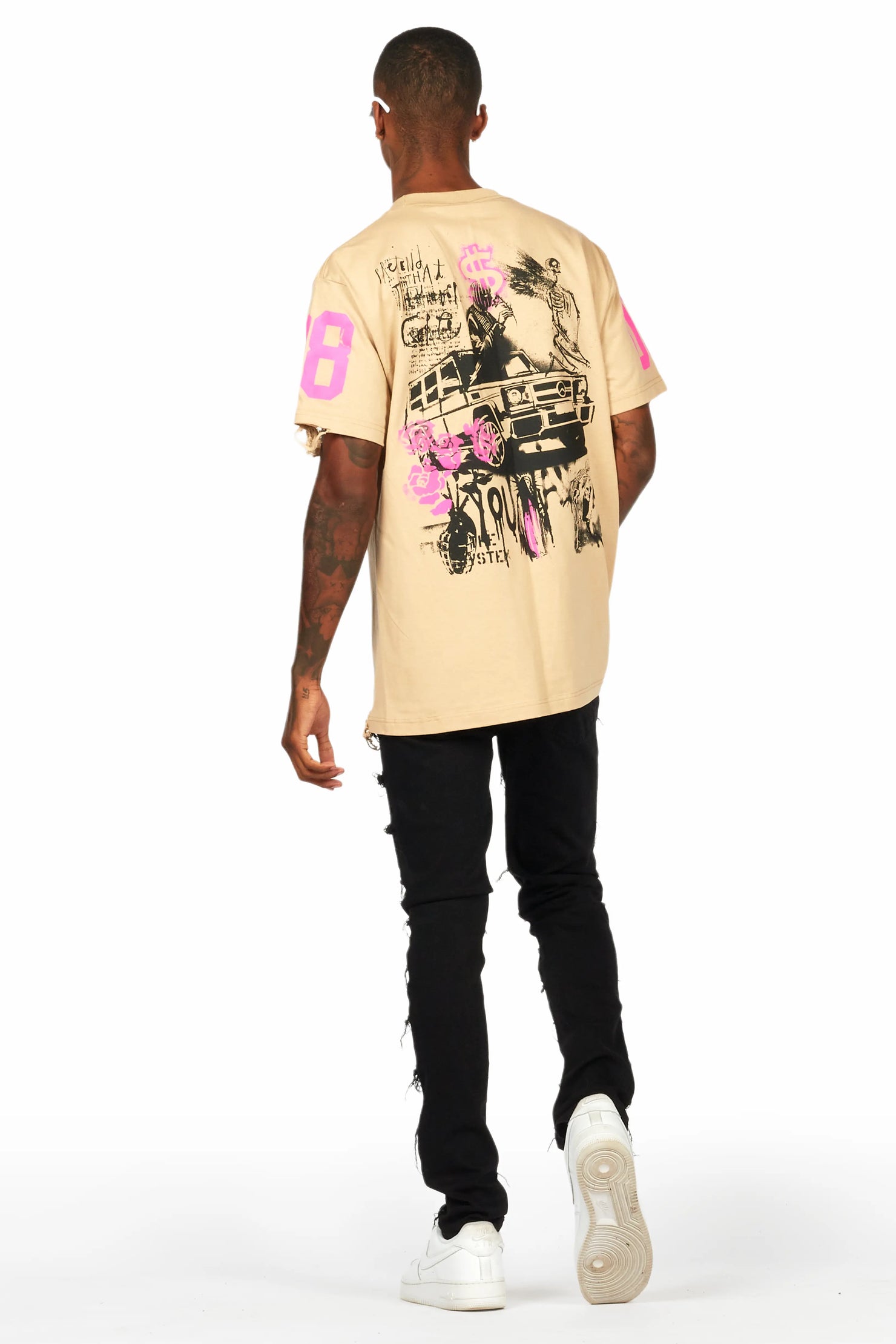 Admon Black Painter Slim Fit Jean