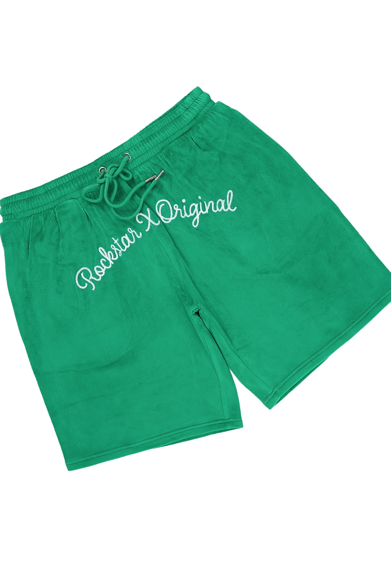 Crusoe Green Button Down Shirt/Short Set