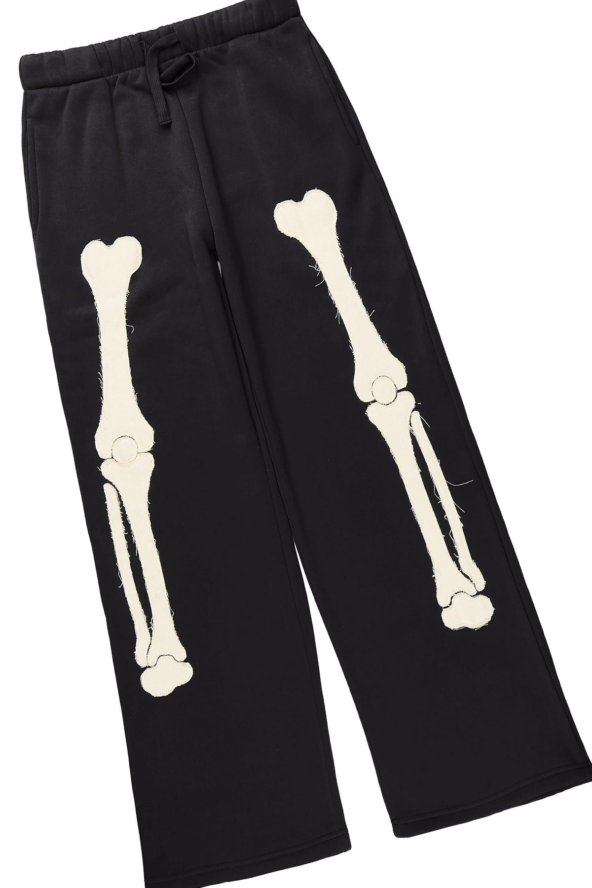 Boys Scathe Black Patch Zip Up/Baggy Track Set