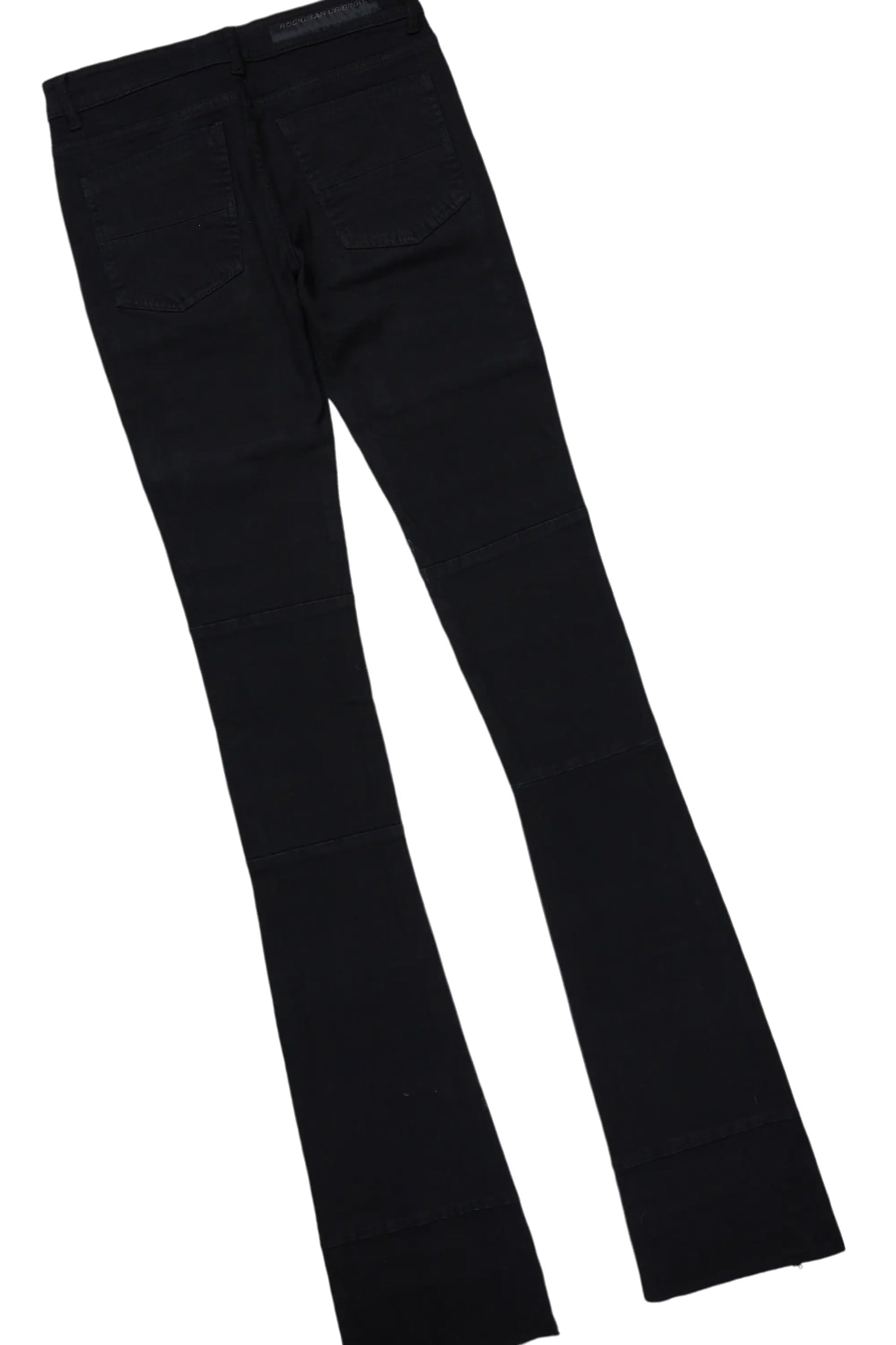 Tarl Black Hoodie/Super Stacked Flare Jean Bundle