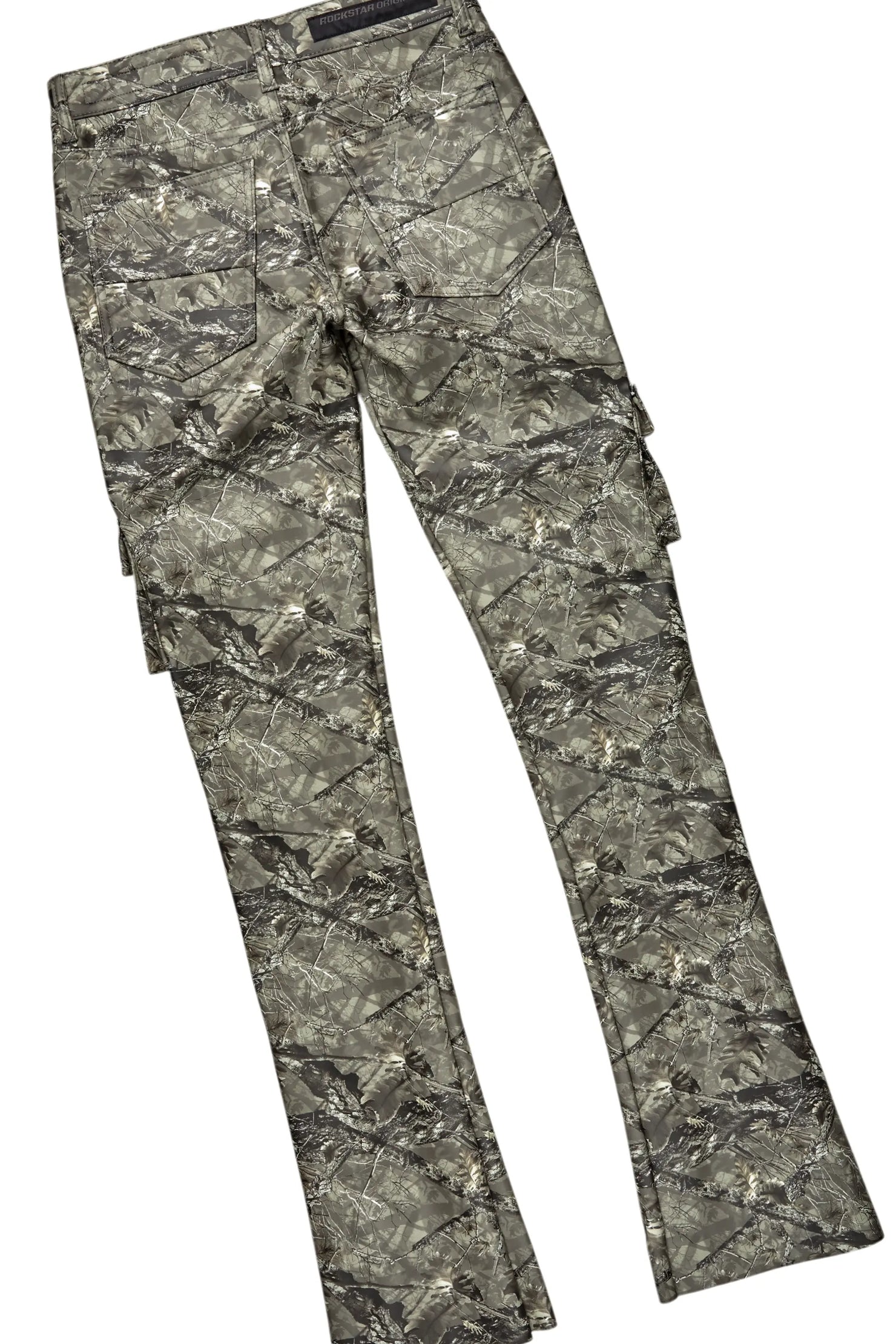 Lake Khaki Hoodie/Stacked Flare PU Jean Bundle