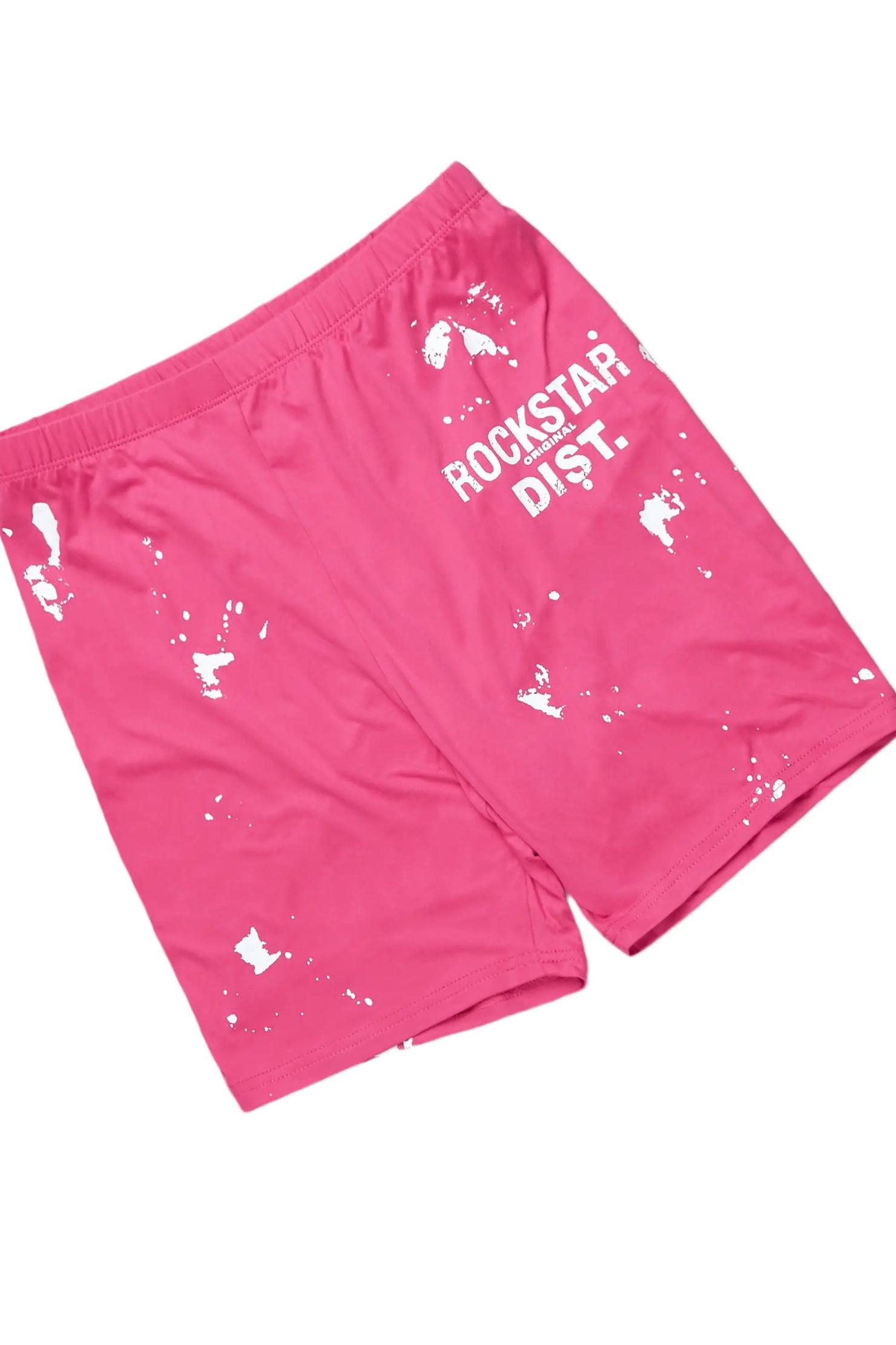 Living For It Fuchsia Bike Short Set