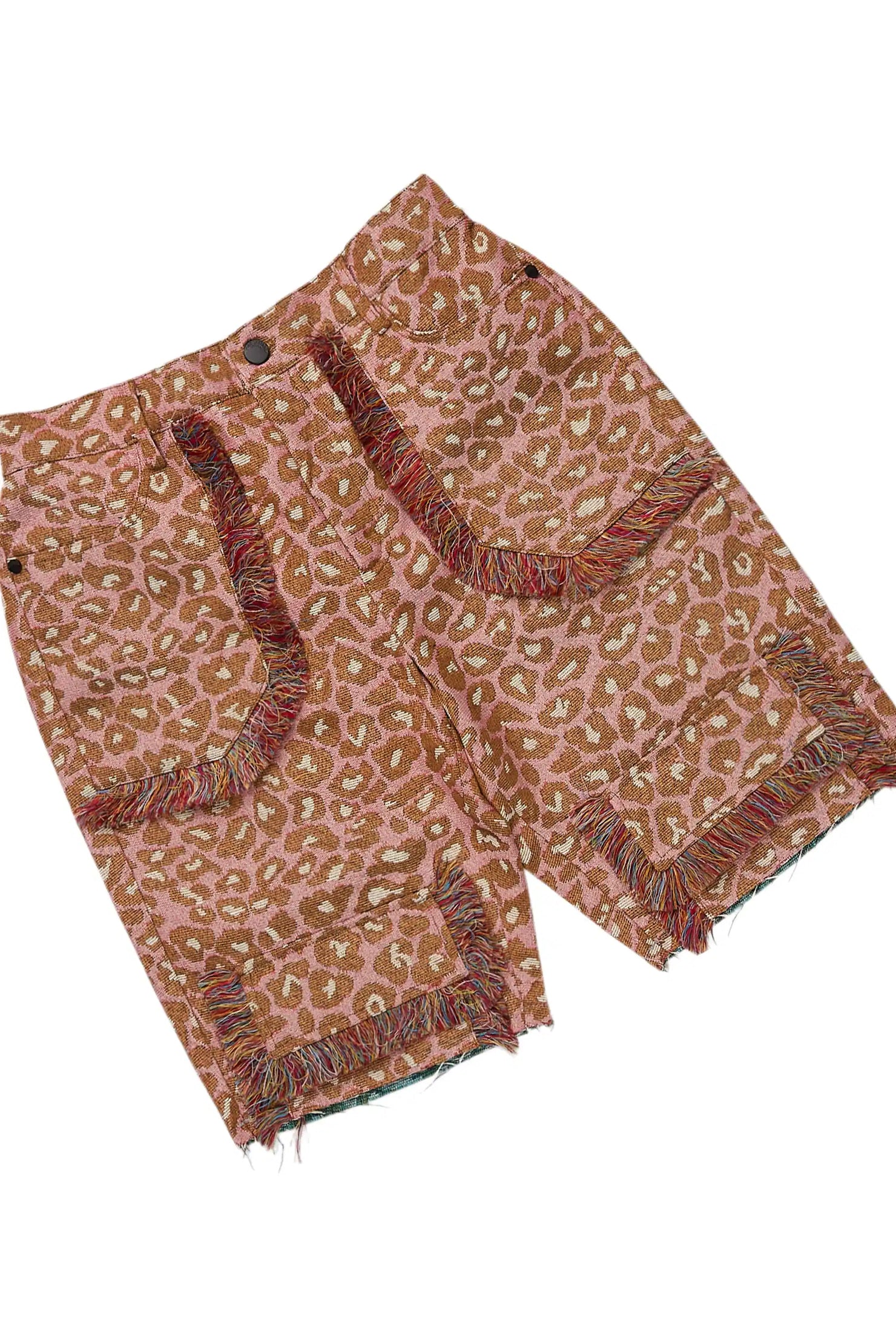 Jelissa White/Pink T-Shirt Short Set