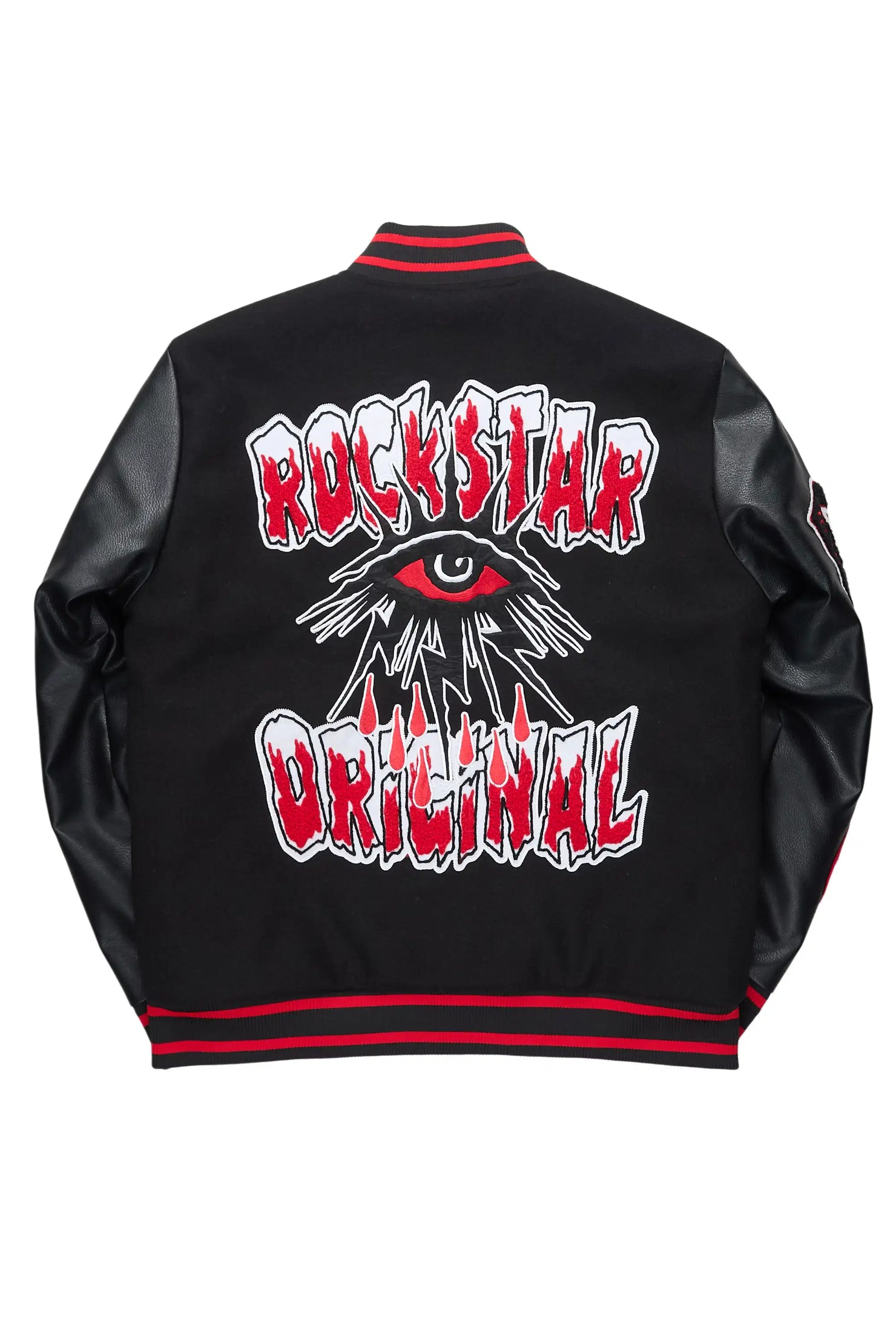 Syndicate Black Varsity Jacket