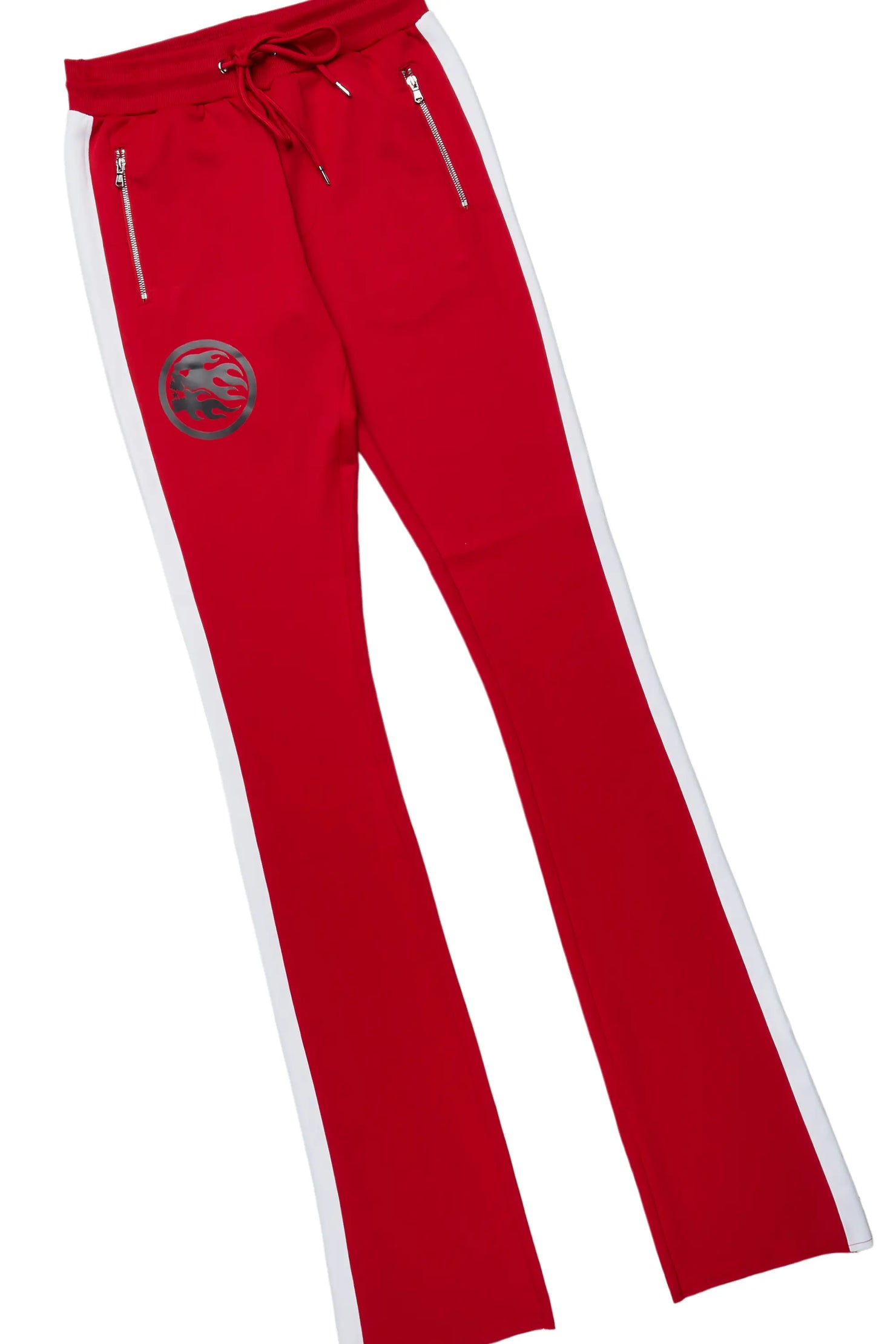 Yarden Red Tricot Super Stacked Flare Track Set