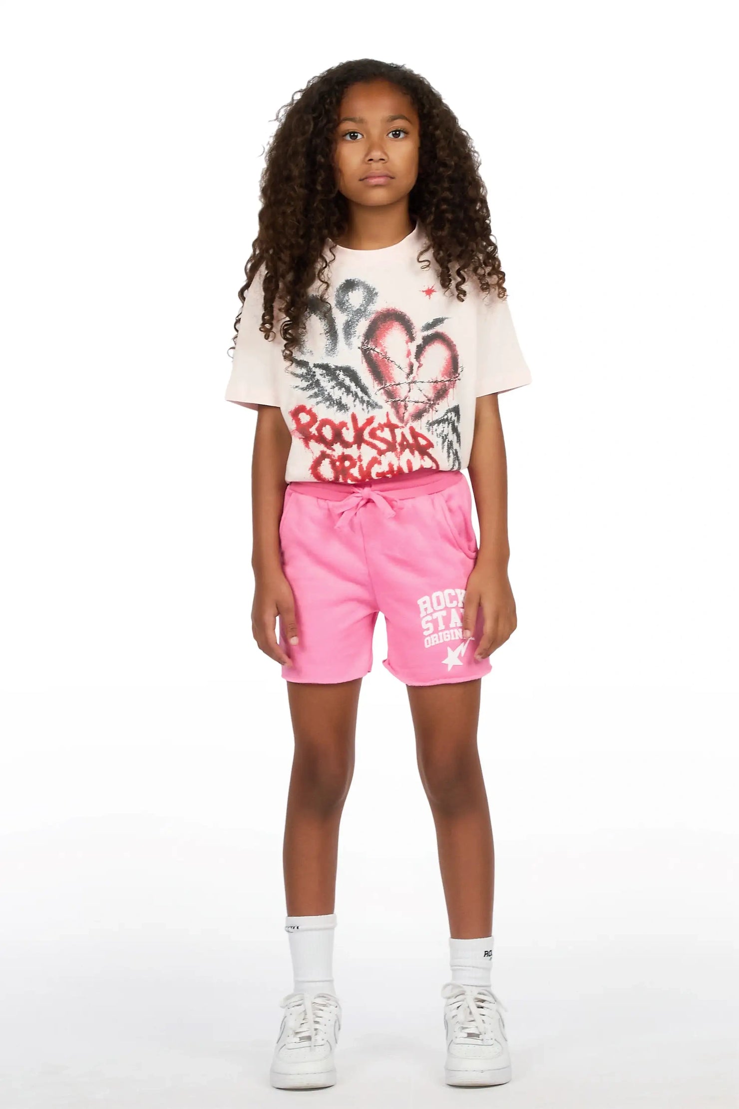 Girls Gerrit Bubblegum Fleece Short