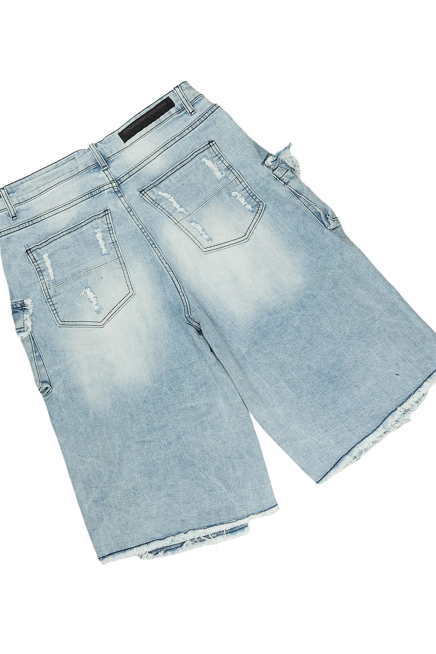 Bunt Blue Graphic T-Shirt Jort Set