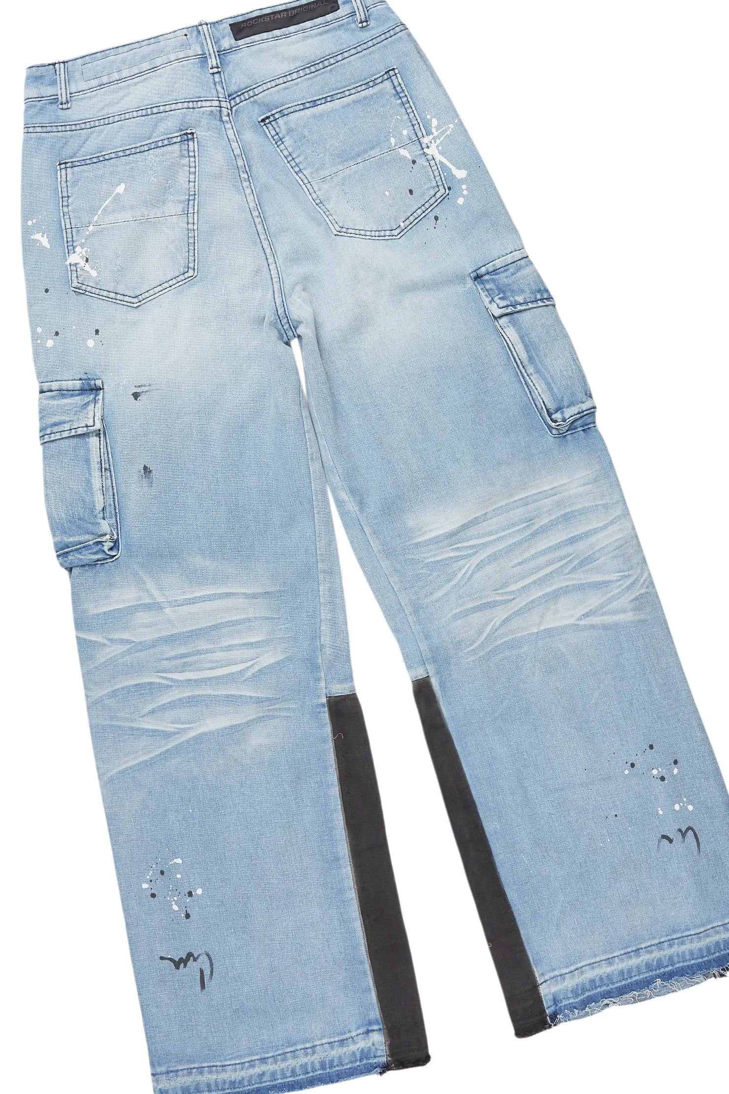 Beno Black/Blue Long Sleeve T-Shirt/Baggy Fit Jean Bundle