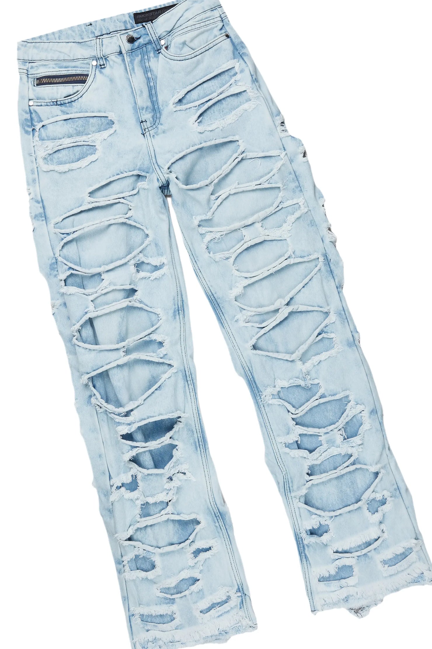 Boys Cavel Camo Knit Sweater/Stacked Flare Jean Set