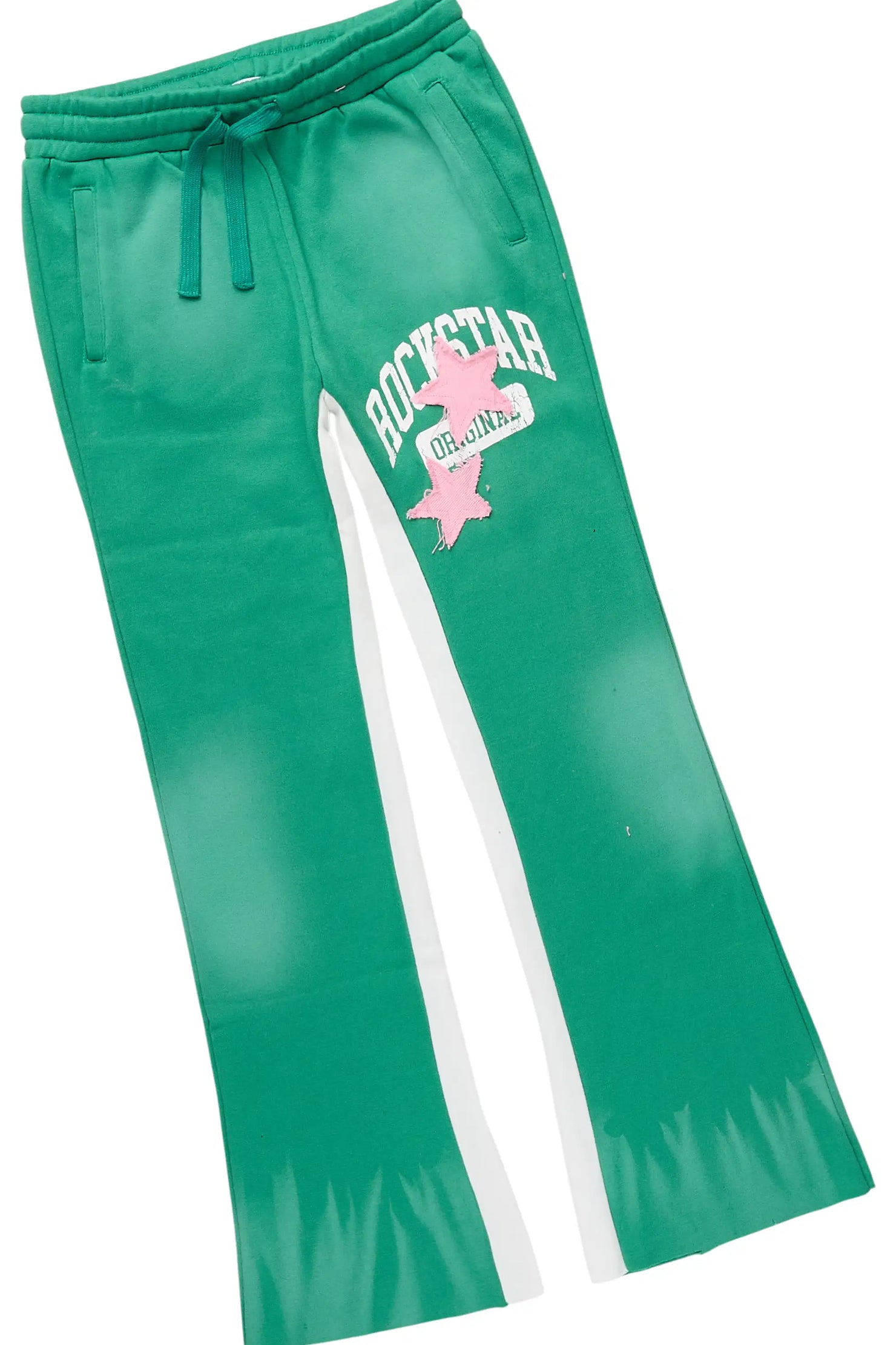 Girls Donique Green Stacked Track Set