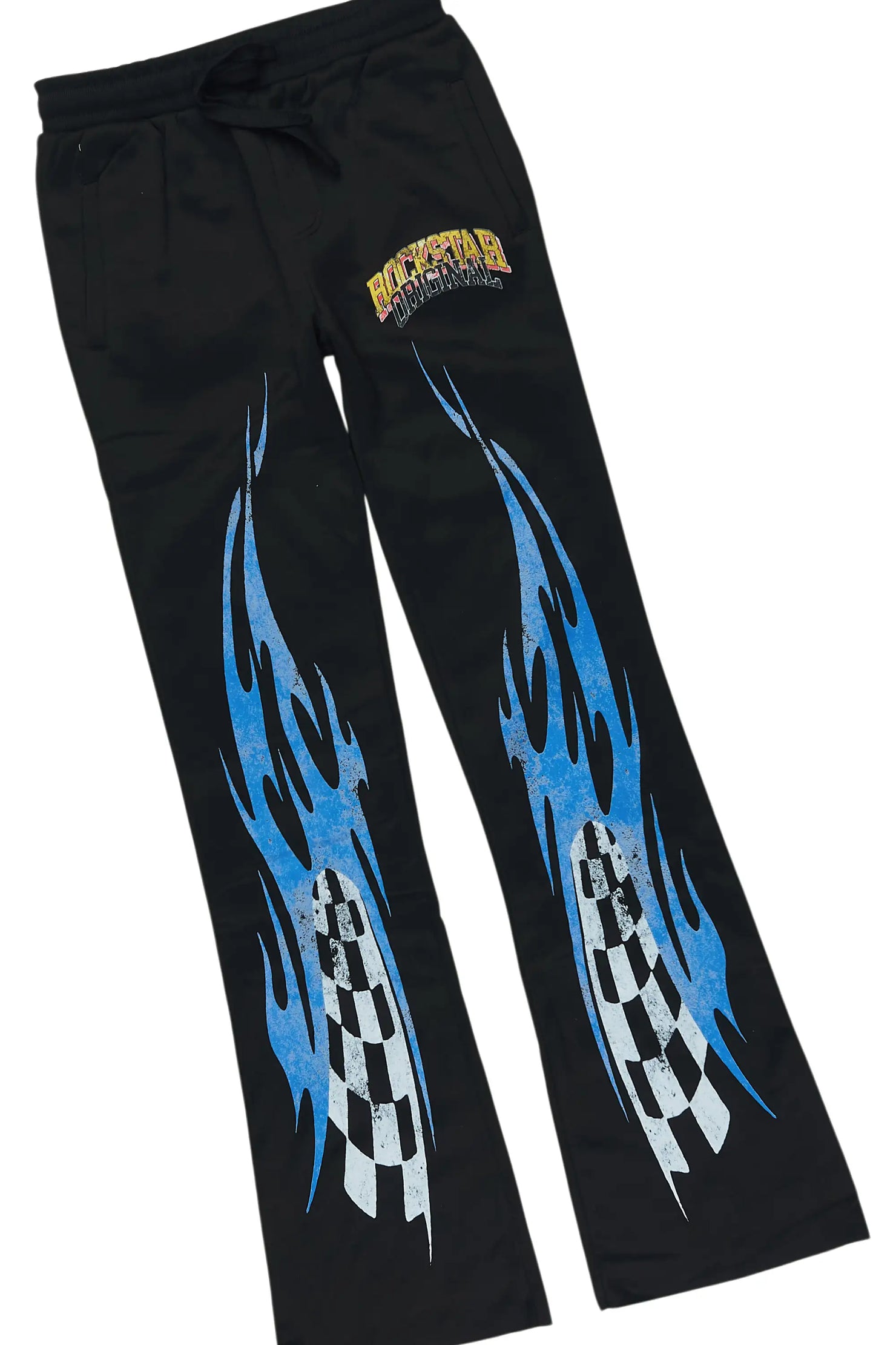 Boys Colorful Black/Royal Cut Off Stacked 3 Pc Set