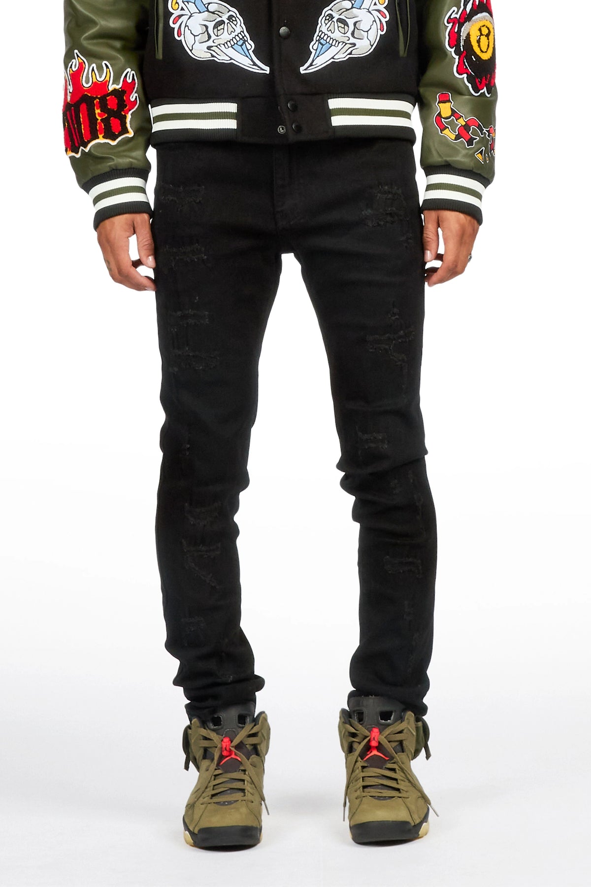 Ronn Black Straight Fit Jean