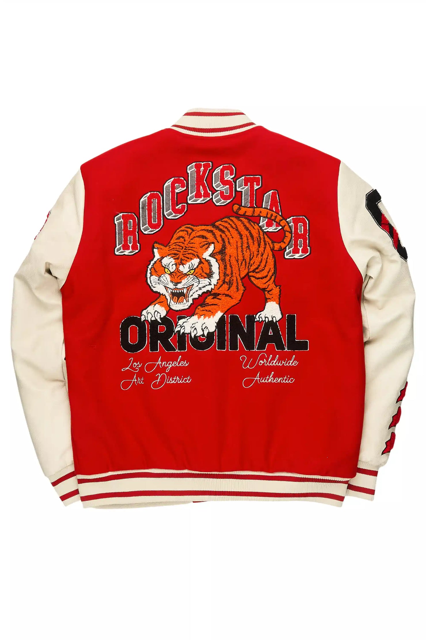 Alaric Red Varsity Jacket