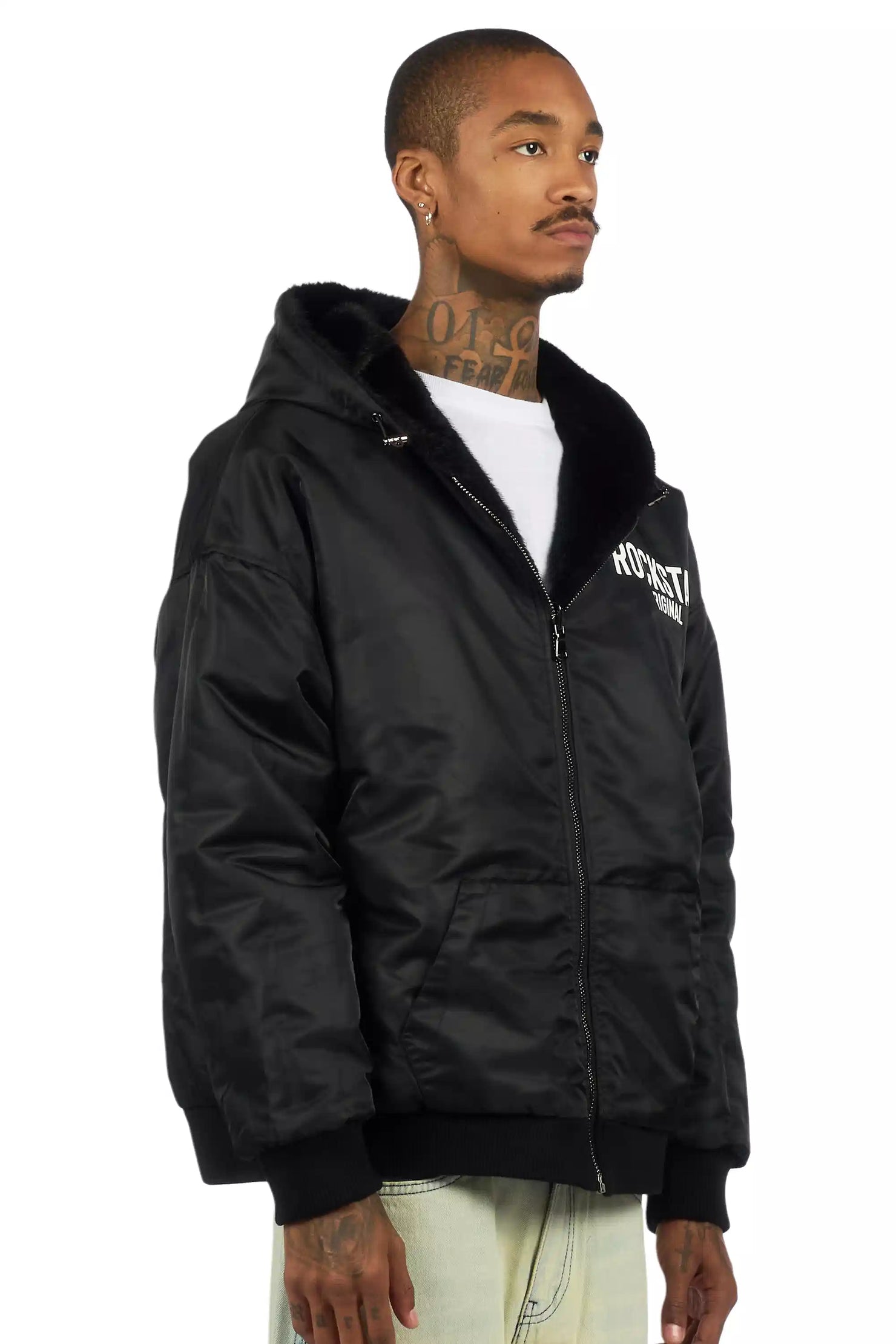 Iceevil Black Fur Jacket