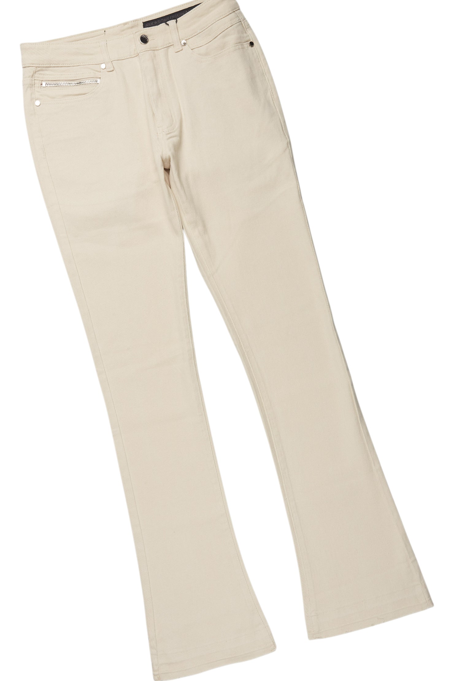 Grill Vintage Sand Oversized Graphic T-Shirt/Dag Stacked Flare Jean Set