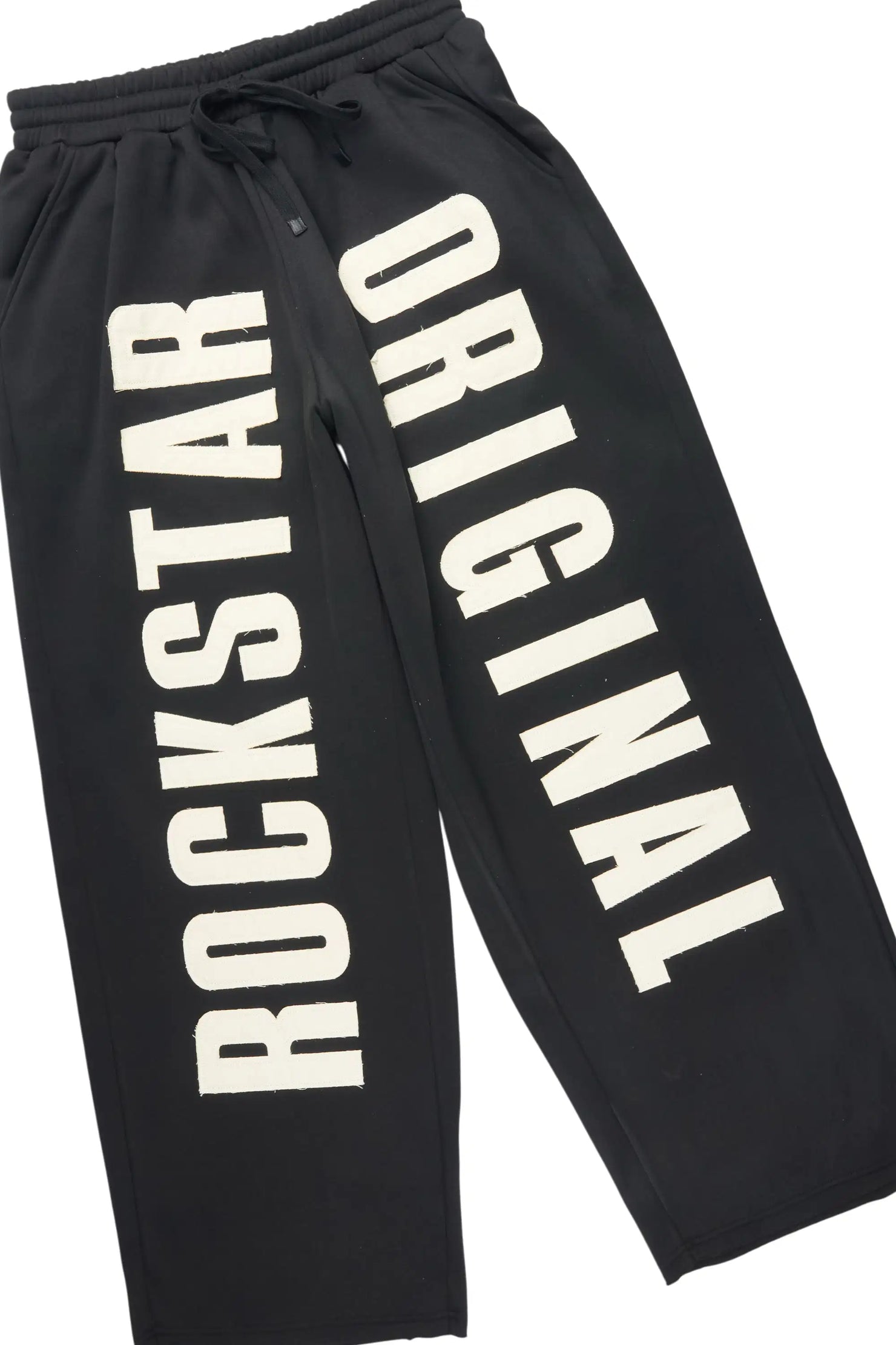 Ashira Black Baggy Fit Zip Up Track Set