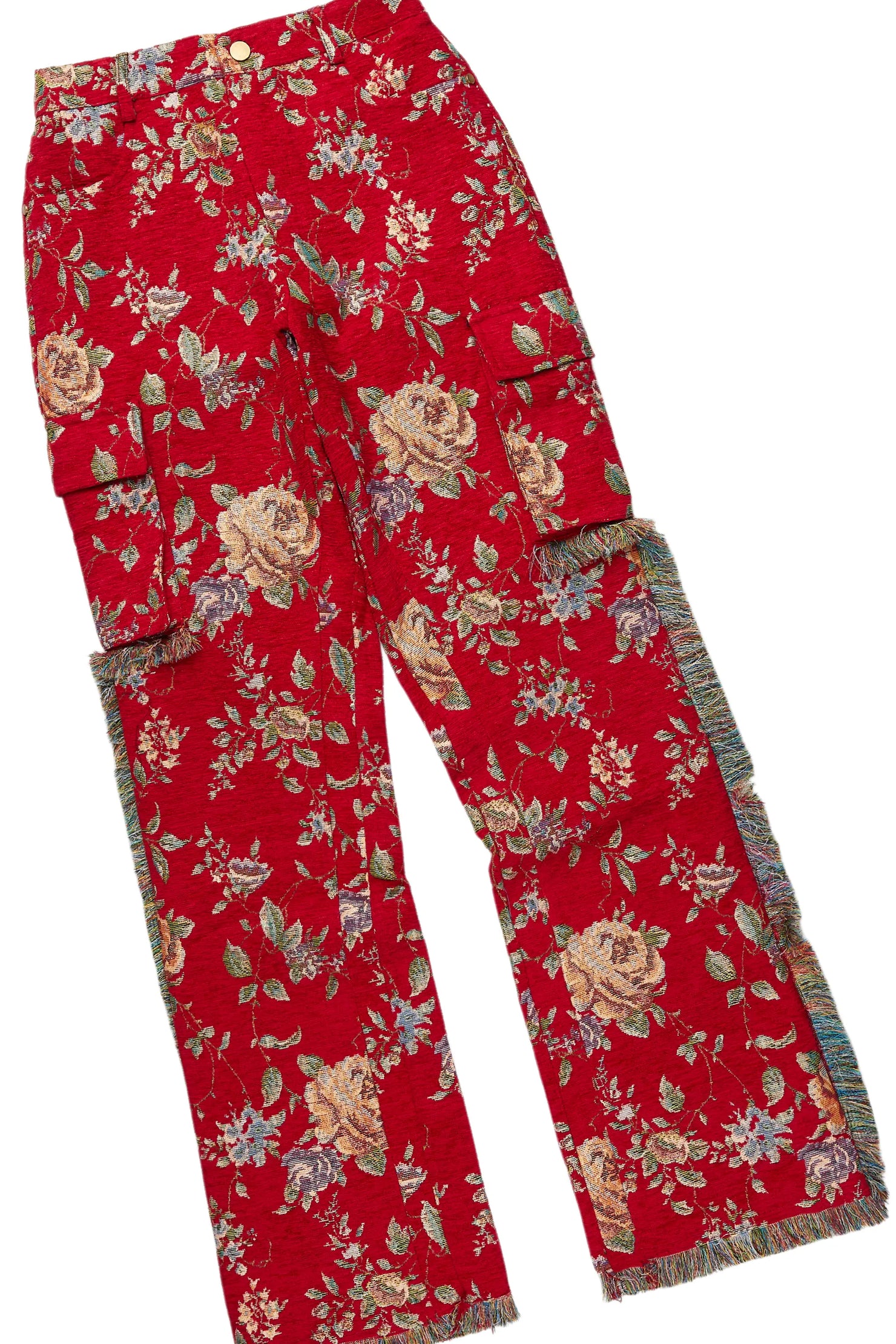 Arsenia Beige/Red Hoodie & Pant Set