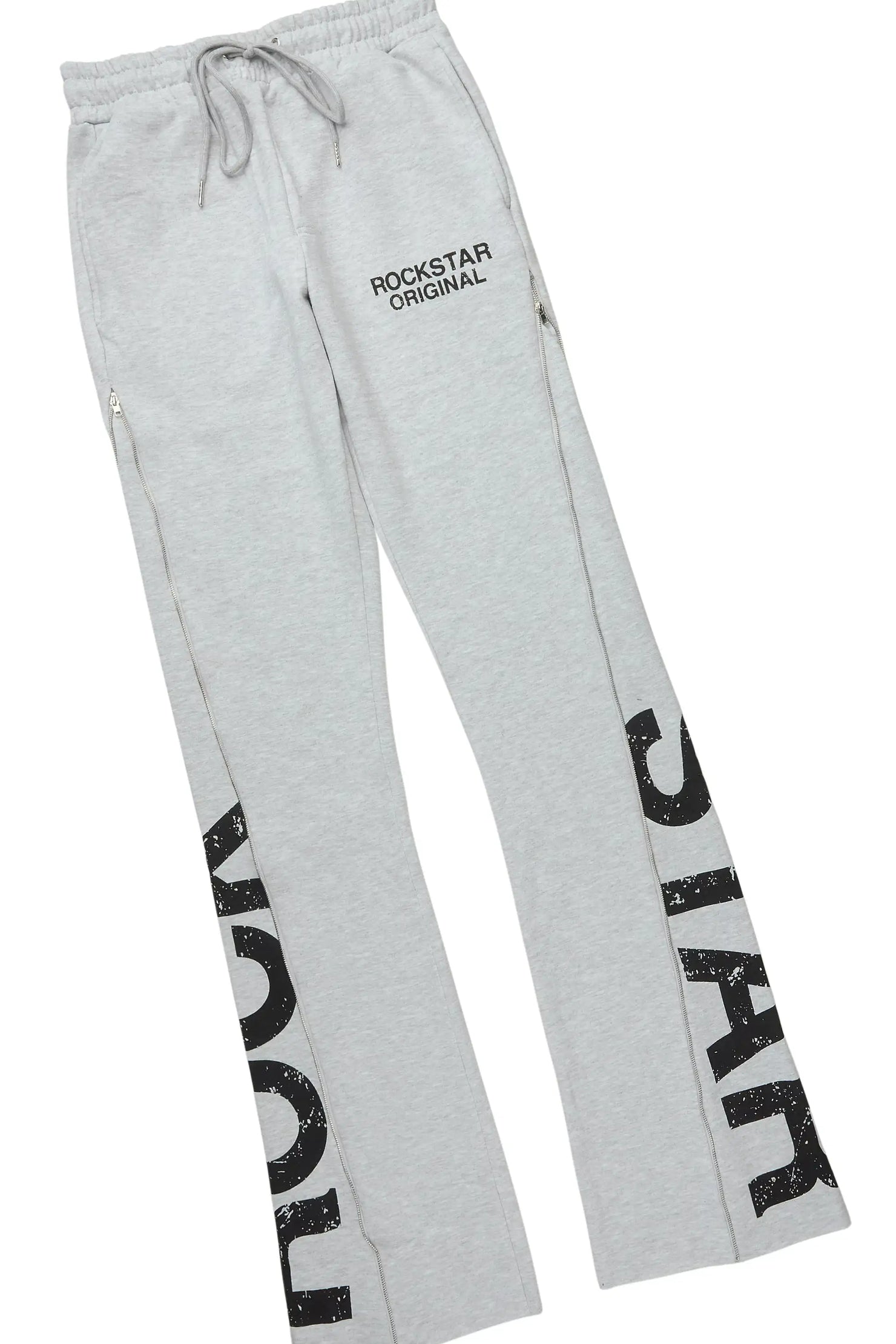 Deniska Heather Grey Stacked Track Set