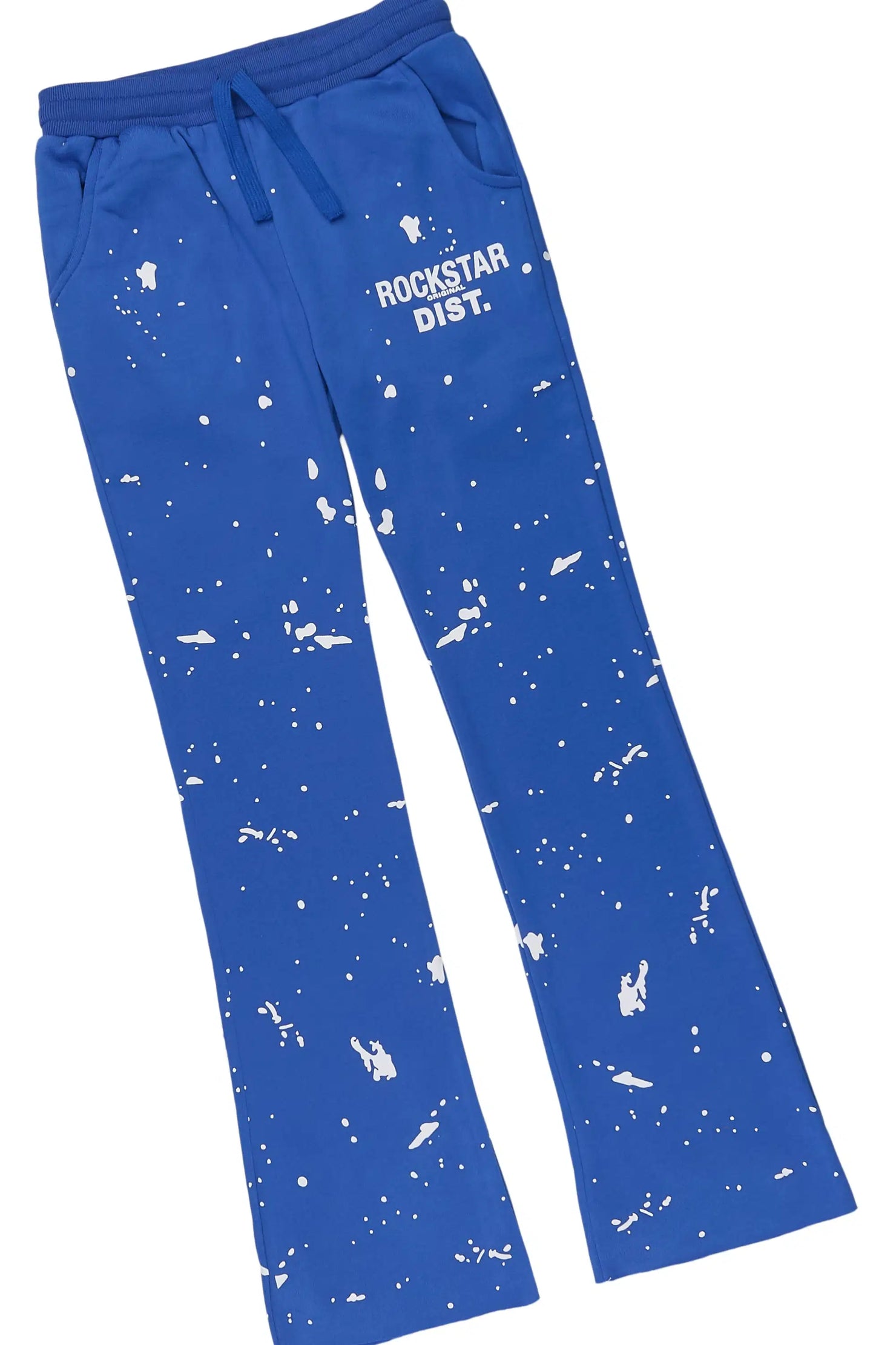 Girls Halloway Royal Blue Zip Up Stacked Flare Track Set