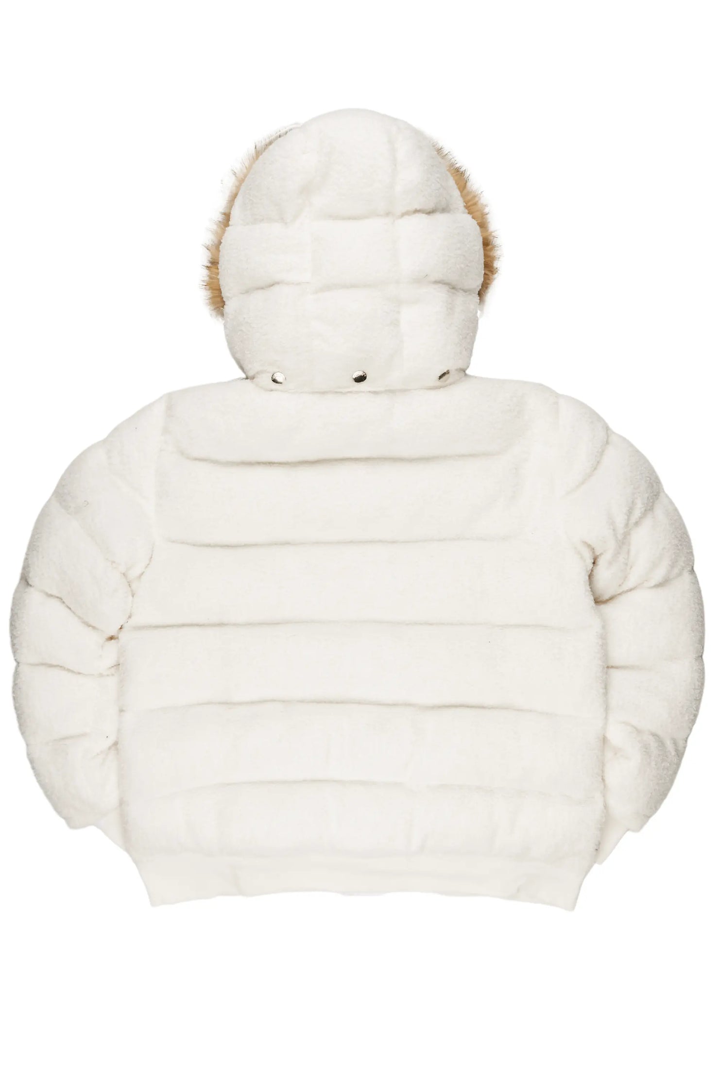 Kesia White Puffer Jacket