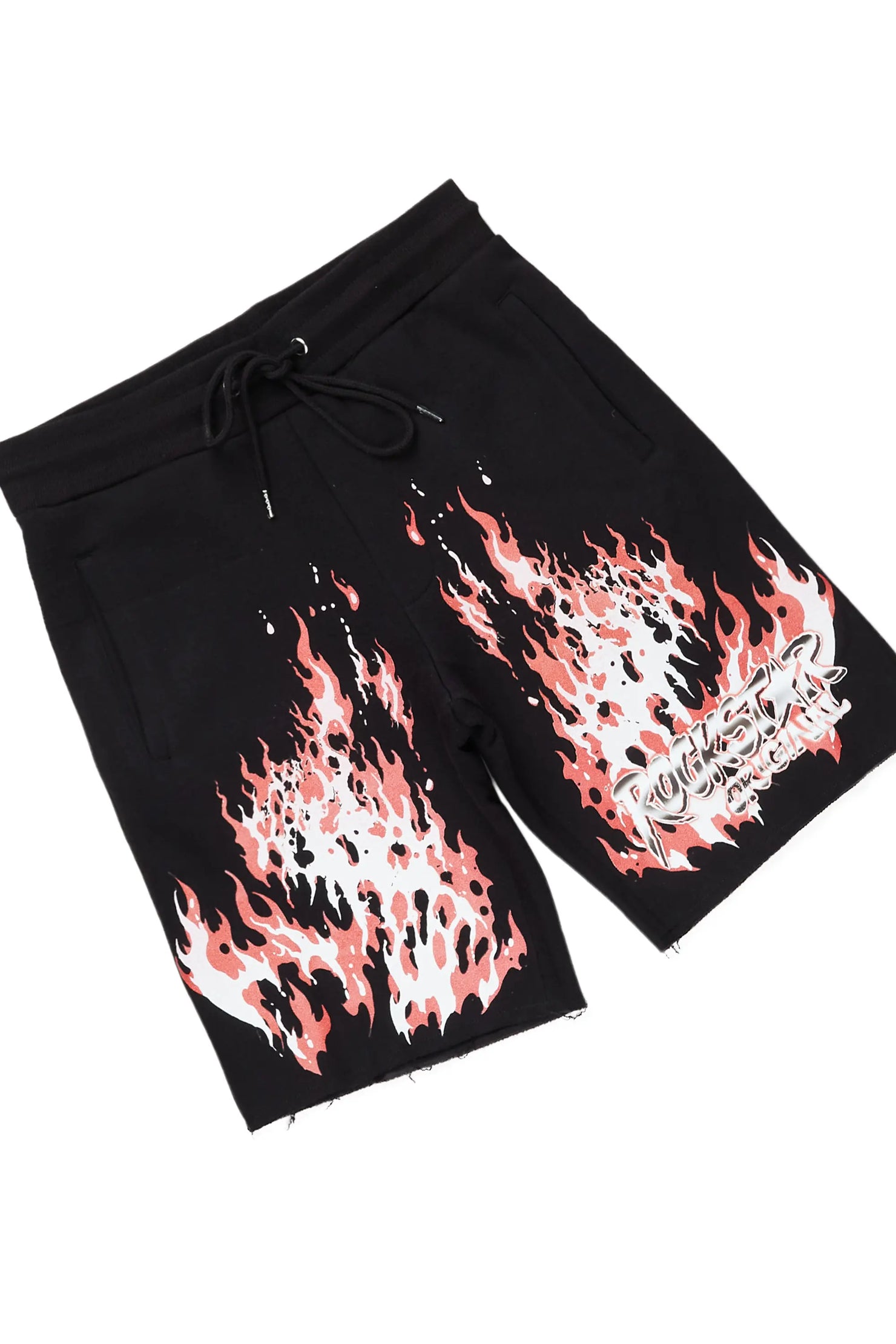 Gentlemen Black T-Shirt Short Set