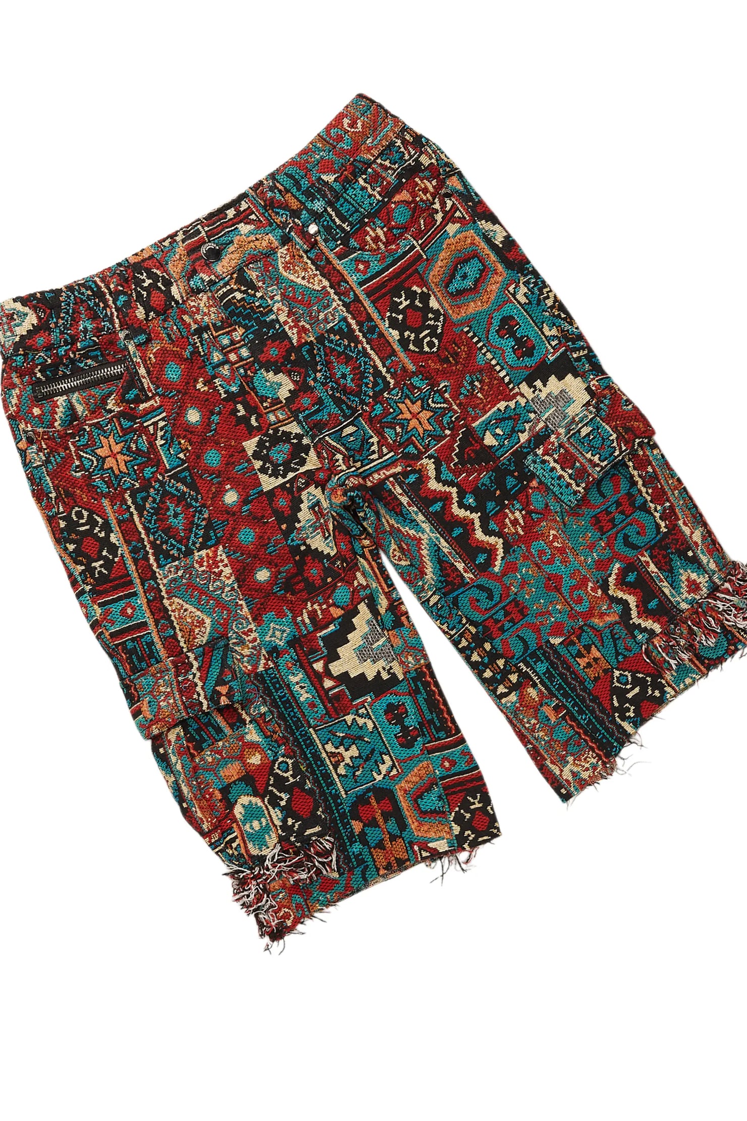 Lake White/Aqua T-Shirt/Tapestry Short Set