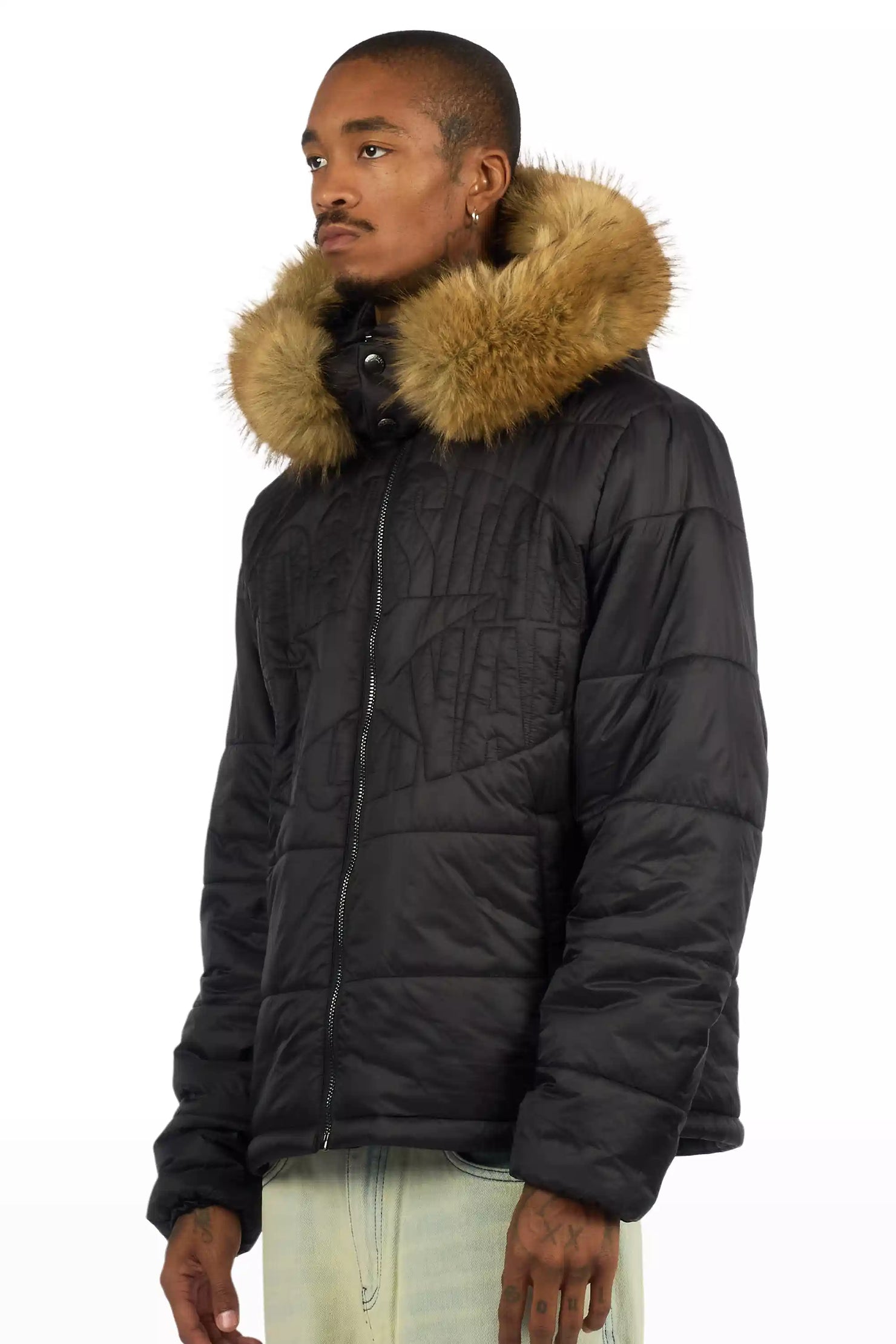 Chillwave Black Puffer Jacket