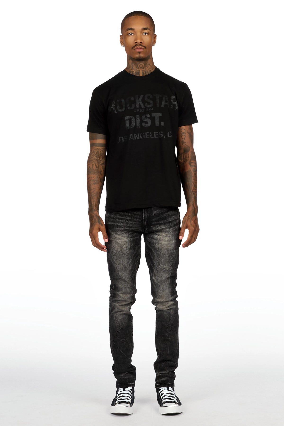 Clodd Dark Grey Skinny Fit Jean
