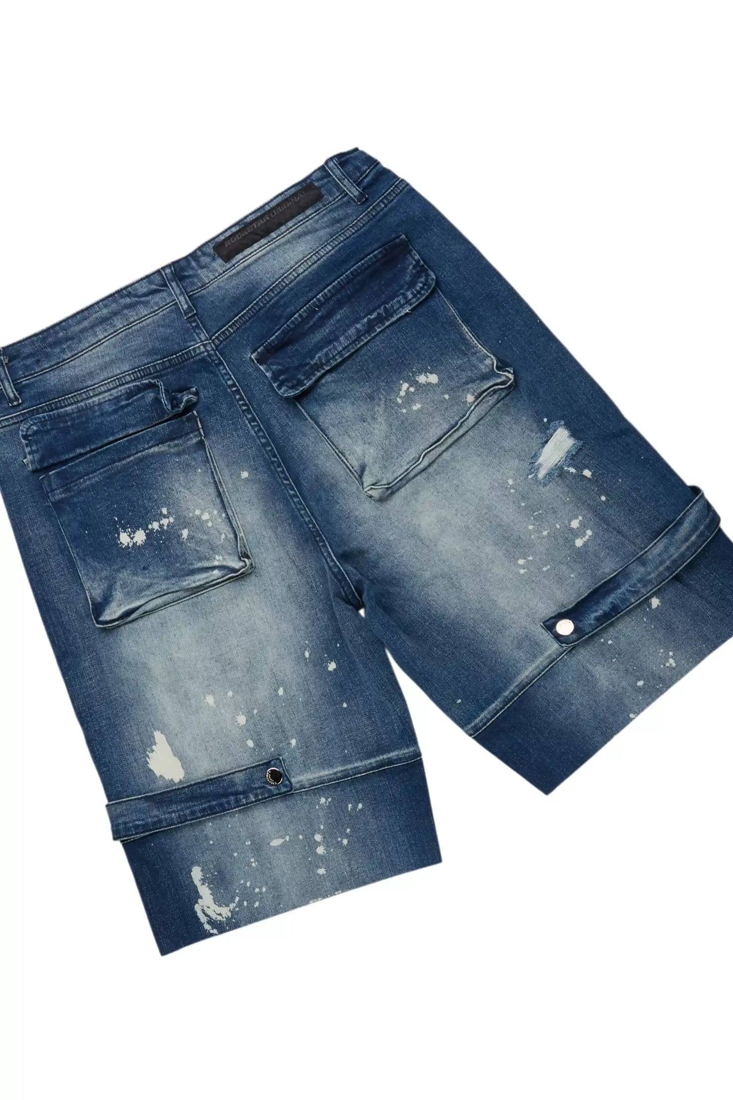 Kip Royal Blue T-Shirt/Denim Short Set