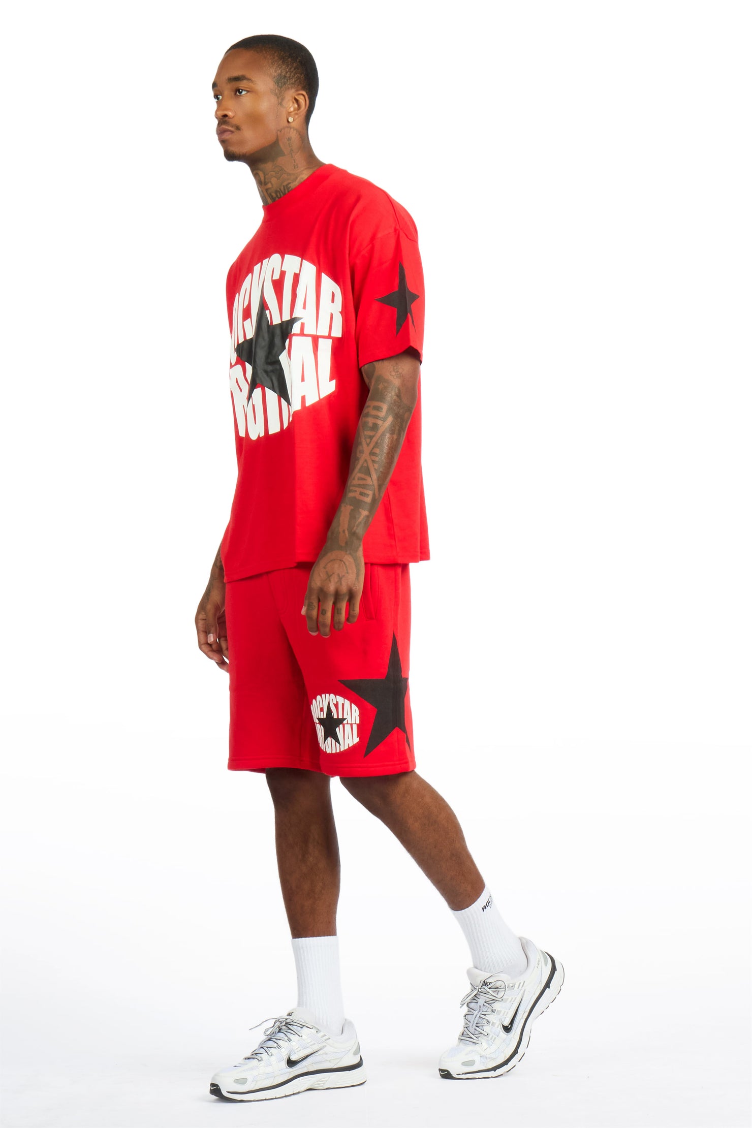 States Red/White Short Set