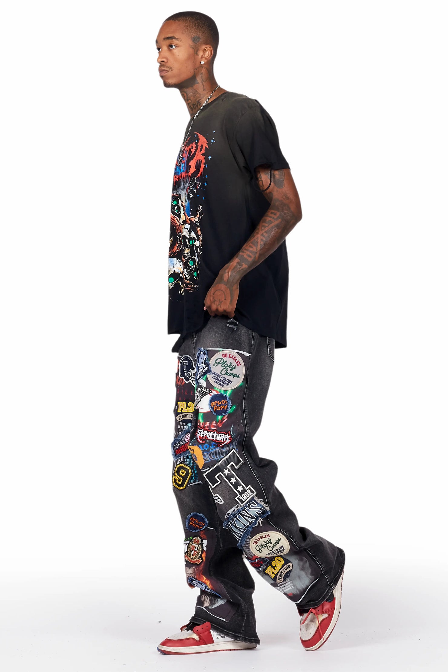 Arvid Dark Grey Baggy Fit Jean