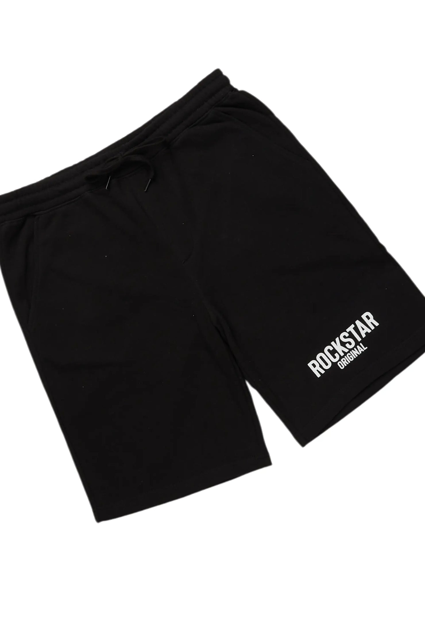 Fana Black T-Shirt Short Set